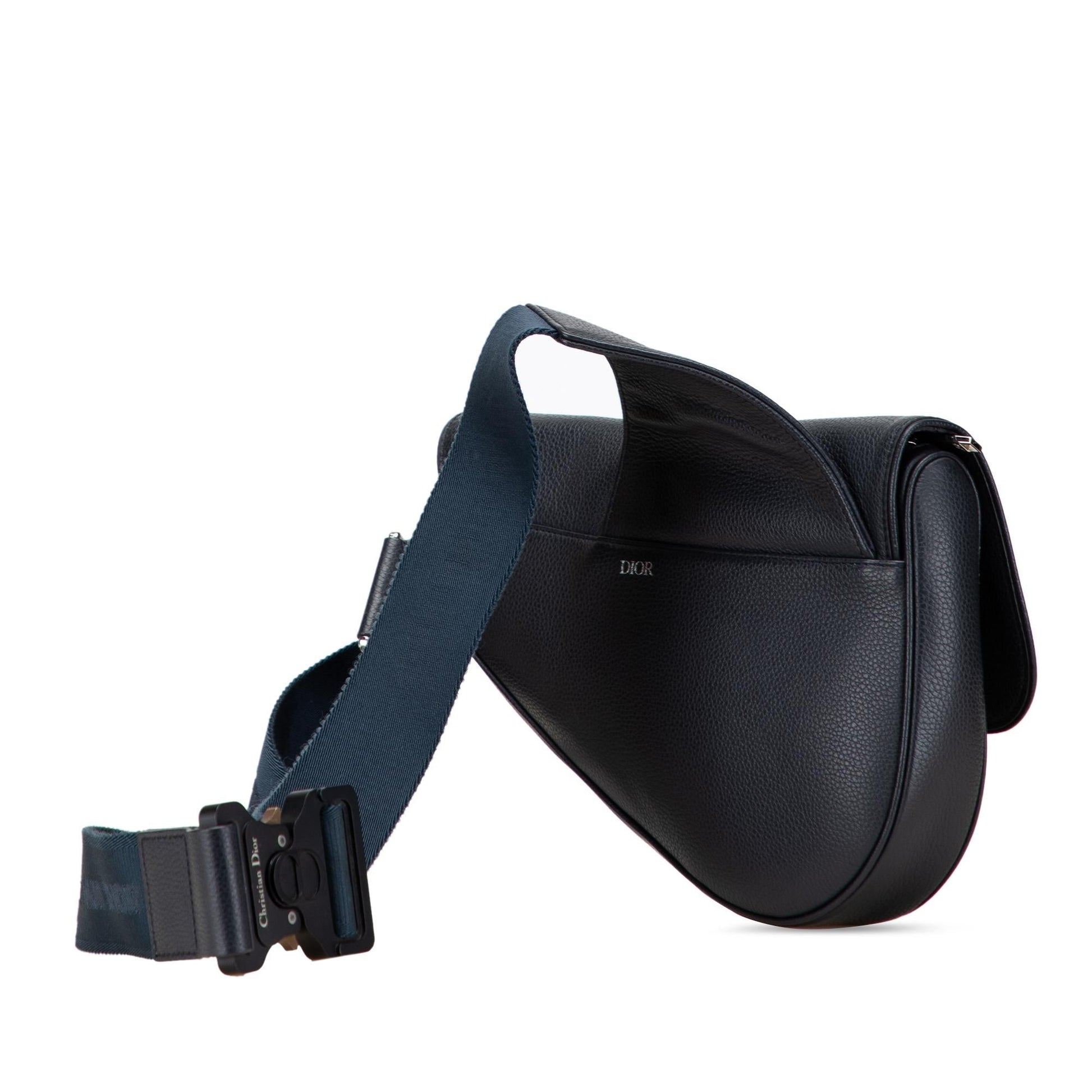 Dior Grained Calfskin Saddle Bag Crossbody Bag Saddle Bag 9
