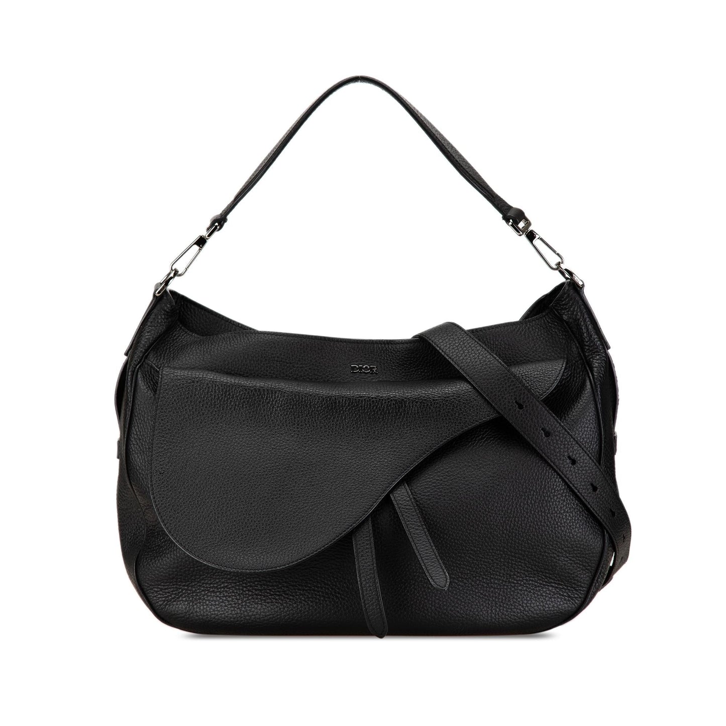 Dior Grained Calfskin Saddle Soft Bag Shg Suceoy Satchel Bag