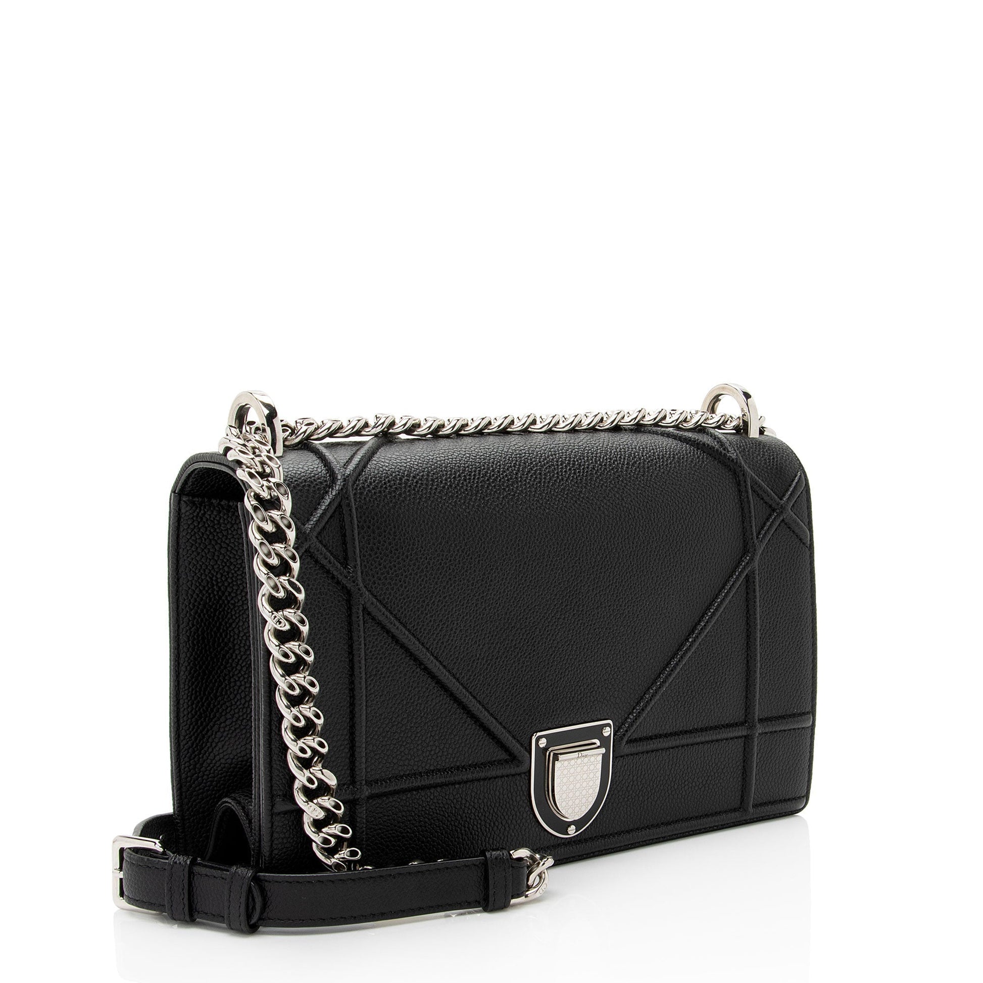 Dior Grained ama Shoulder Bag Shf Kziqlt Leather Medium