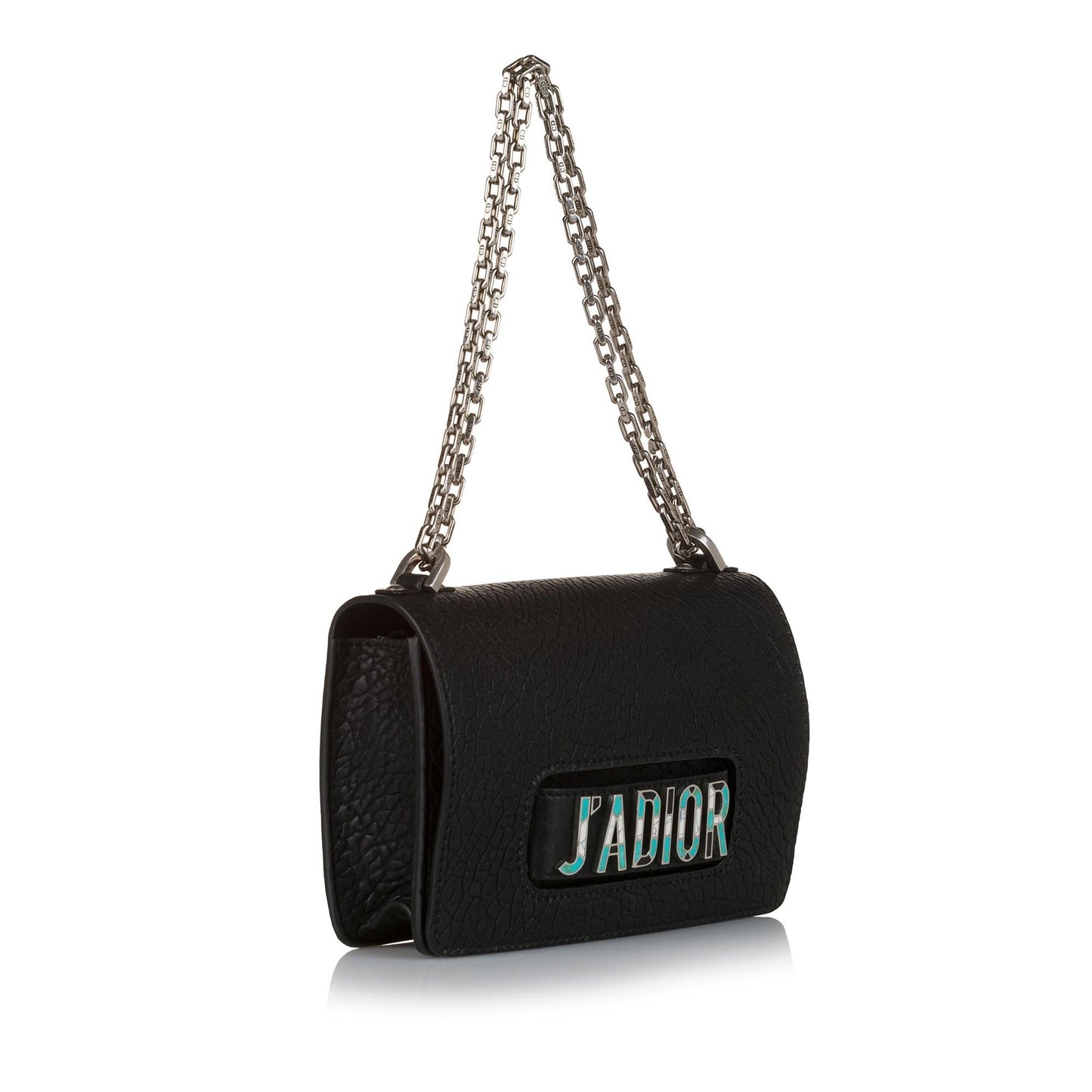 Dior Ja Bag Shg Creini Leather Chain Flap Crossbody Bag