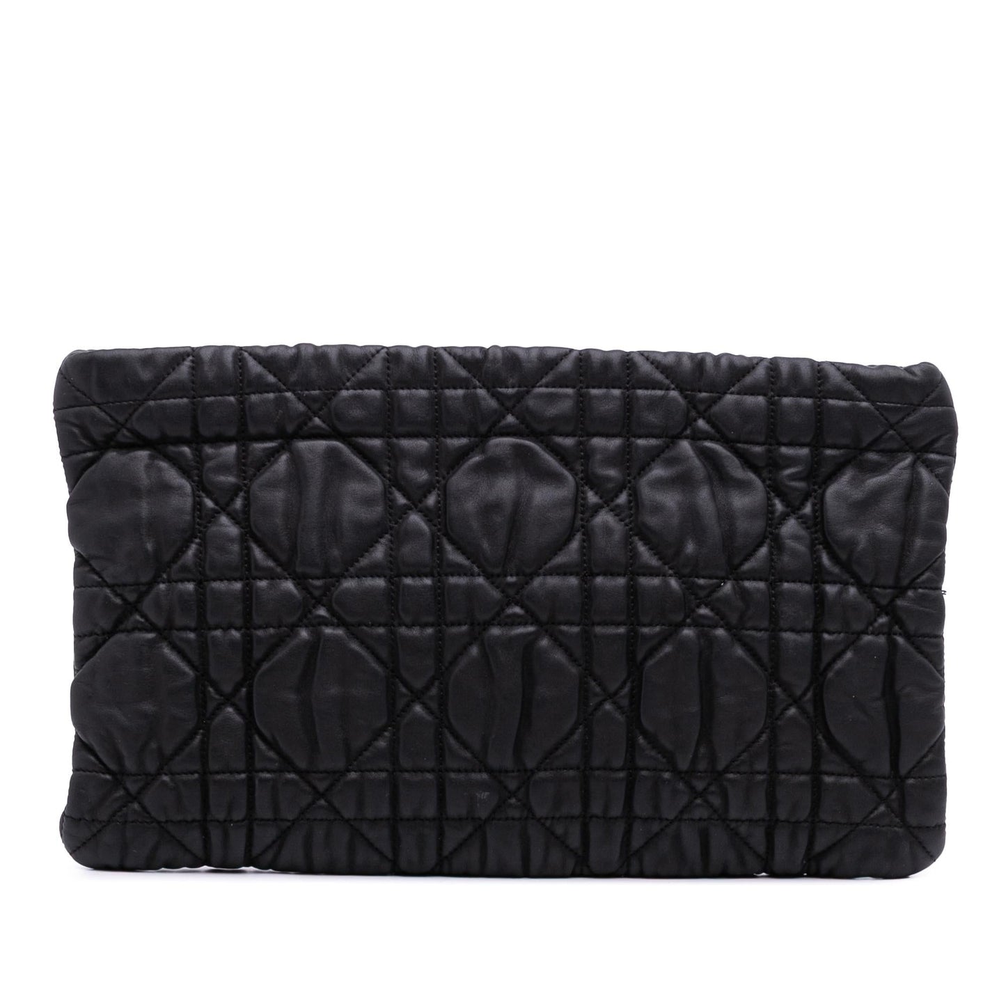 Dior Cannage Lady Clutch Lambskin Clutch Bag