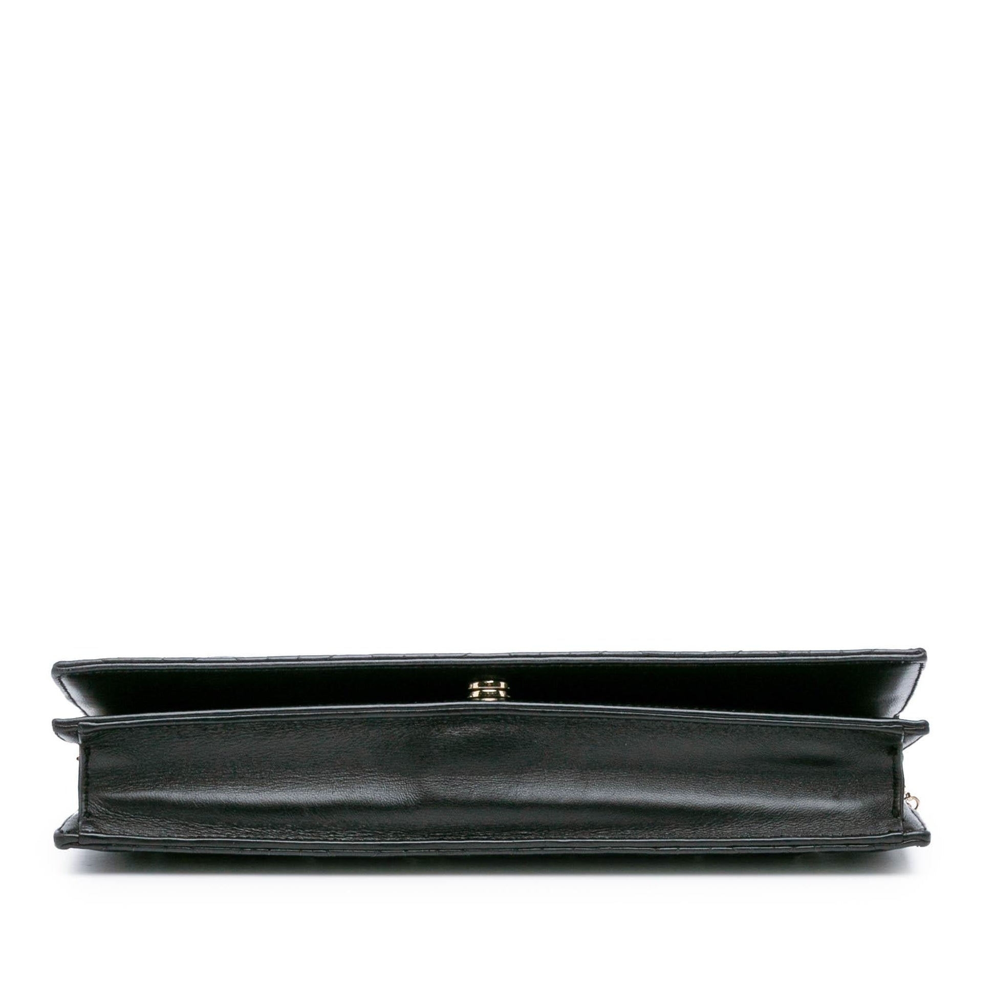 Dior Cannage Lady Convertible Clutch Lambskin Clutch Bag