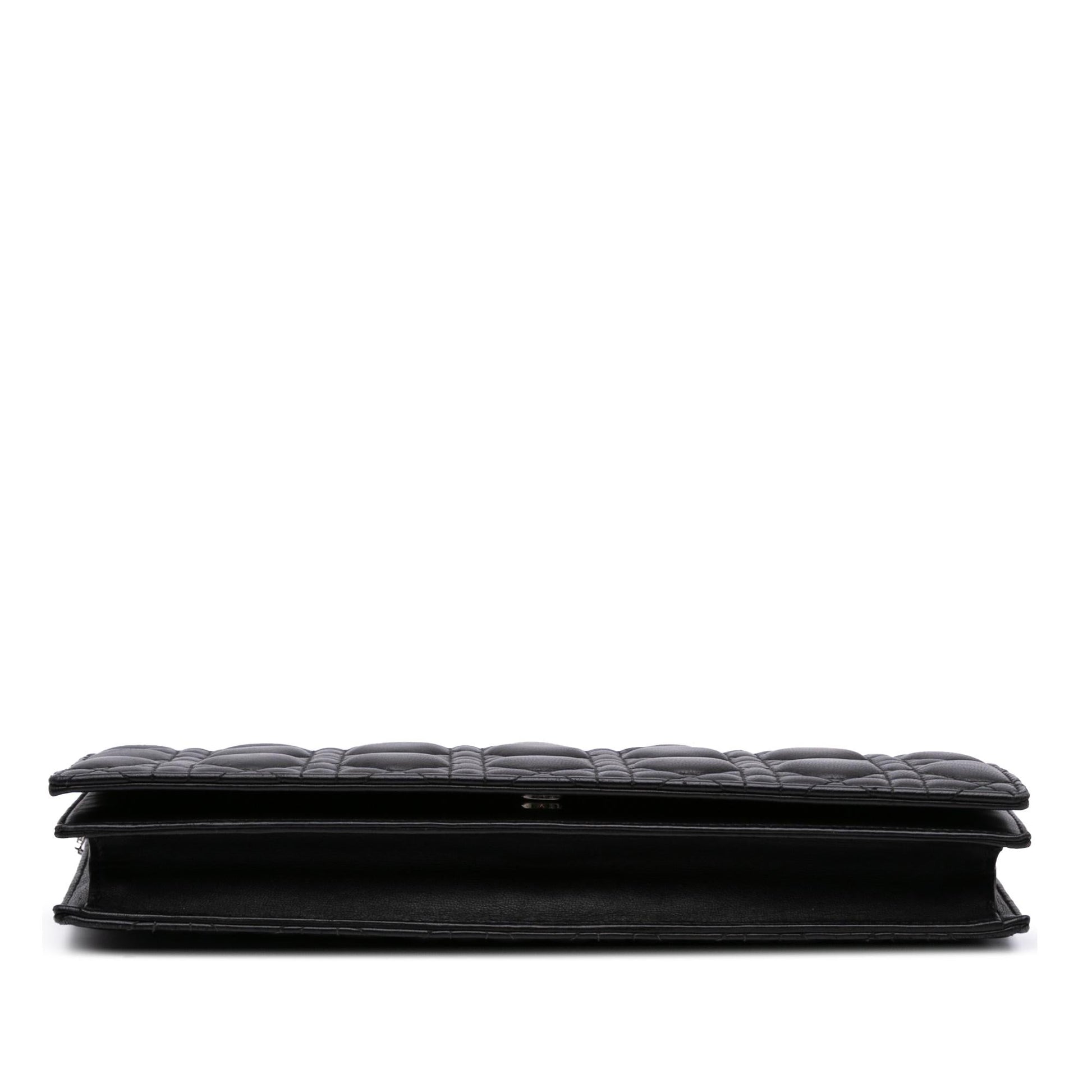 Dior Cannage Lady Convertible Clutch Lambskin Clutch Bag Convertible Clutch 1