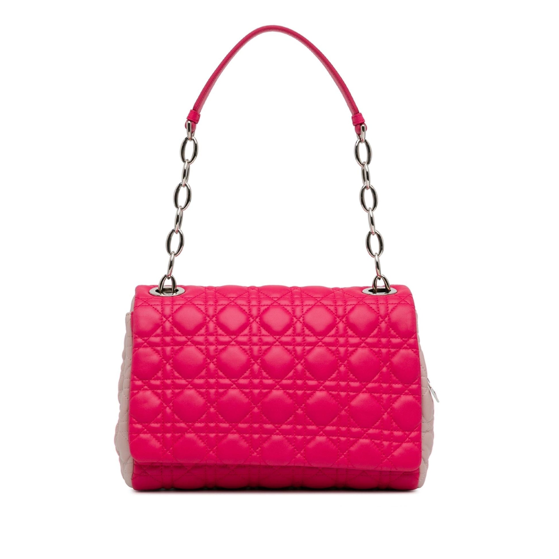 Dior Cannage Soft Shg Shoulder Bag Lambskin Flap