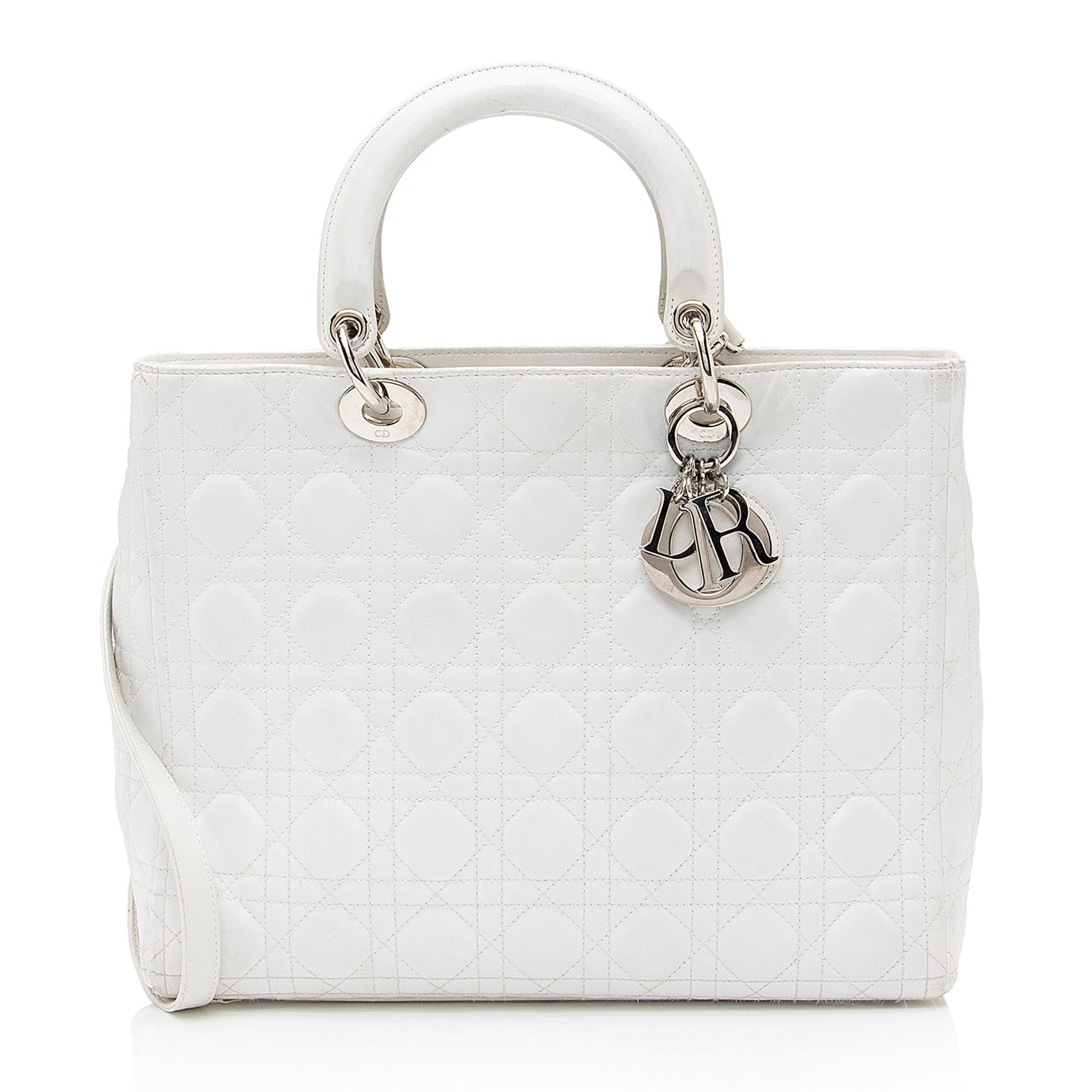 Dior Lady Tote Final Sale Shf Lambskin Large Tote Bag Tote Shf 23256