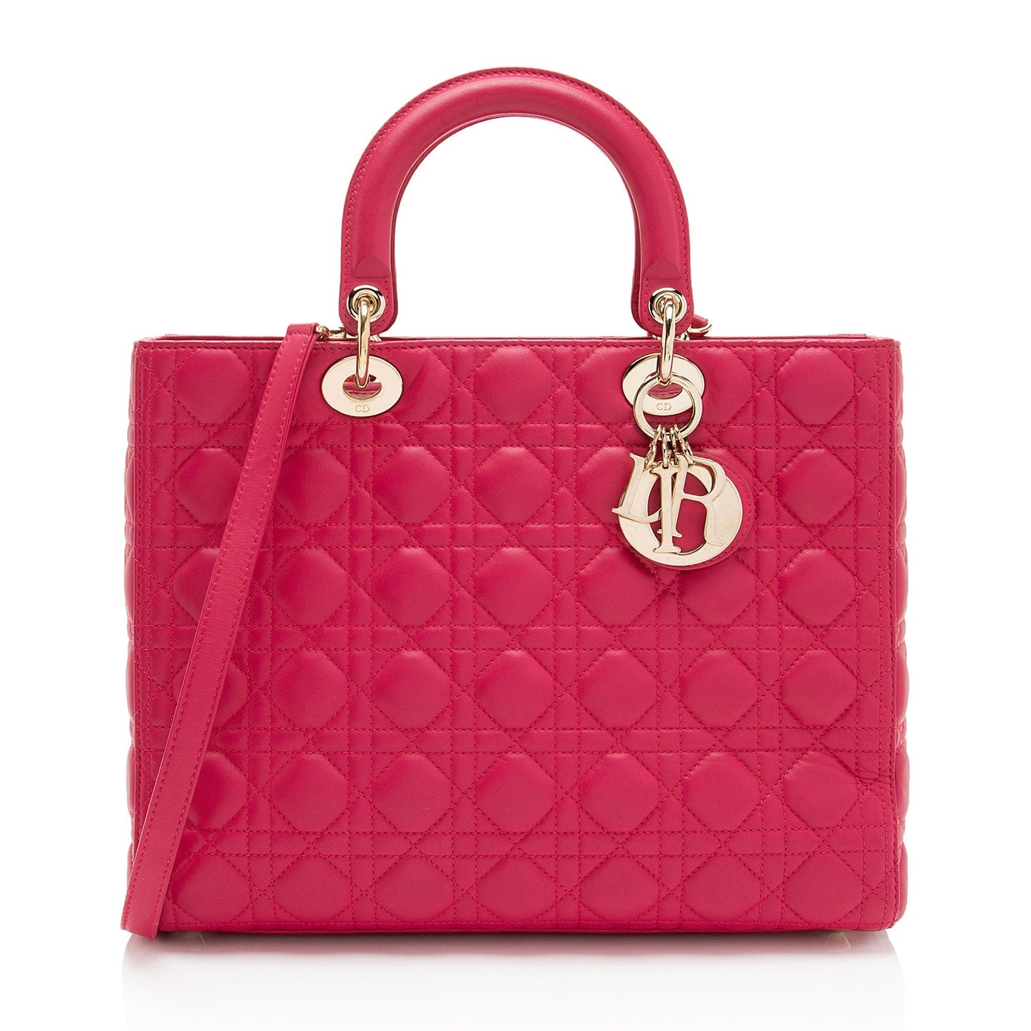 Dior Lady Tote Shf Ovsaog Lambskin Large Tote Bag