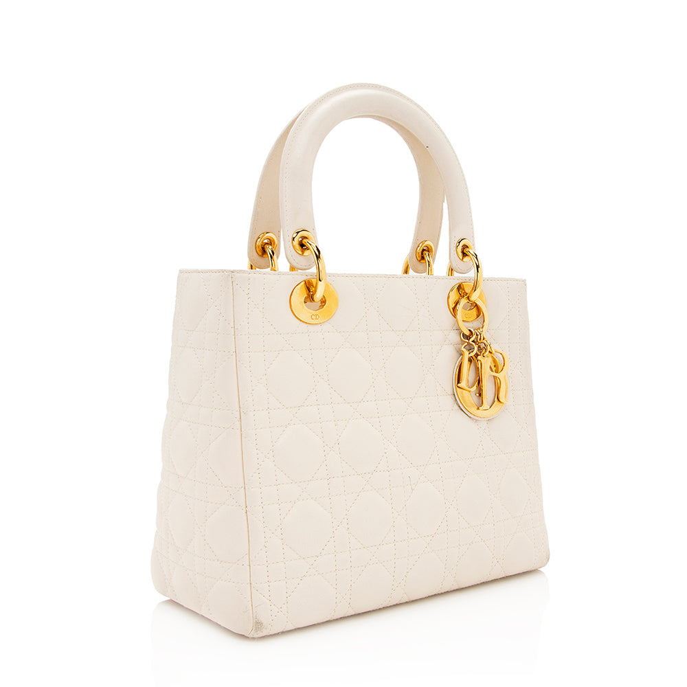 Dior Lady Tote Shf Lambskin Medium Tote Bag Tote Shf 20989