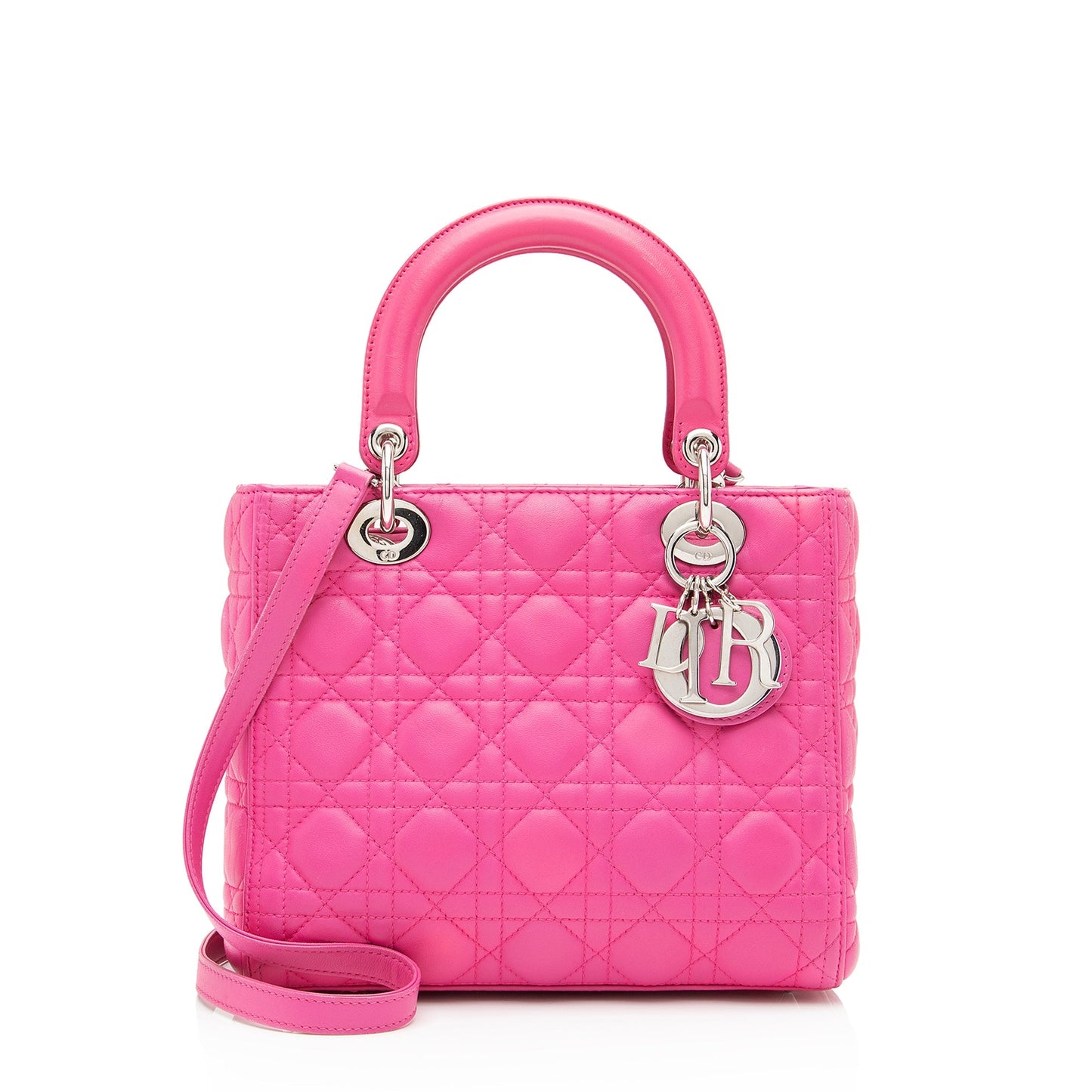 Dior Lady Tote Shf Ubec2G Lambskin Medium Tote Bag