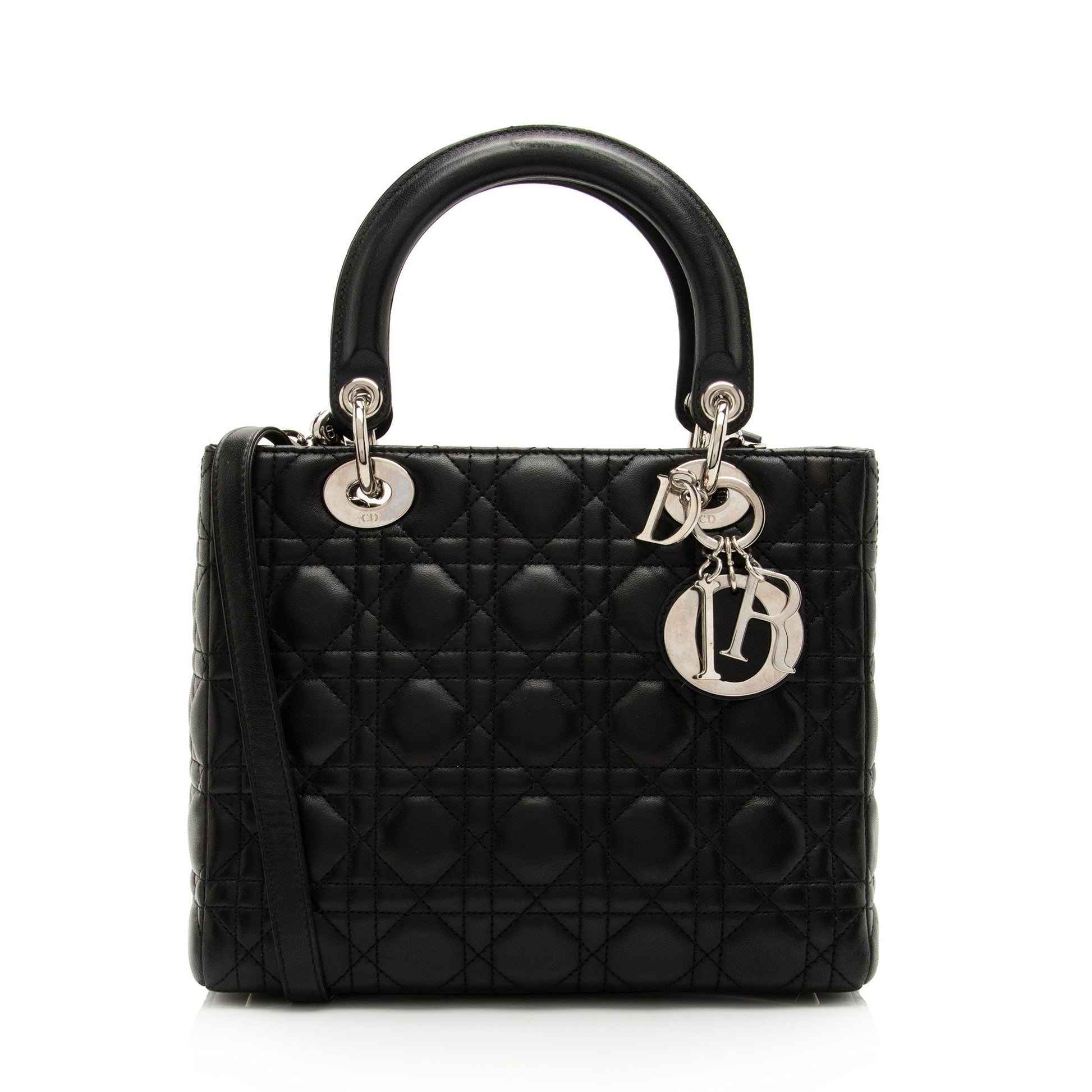 Dior Lady Tote Shf Pcv3Bo Lambskin Medium Tote Bag