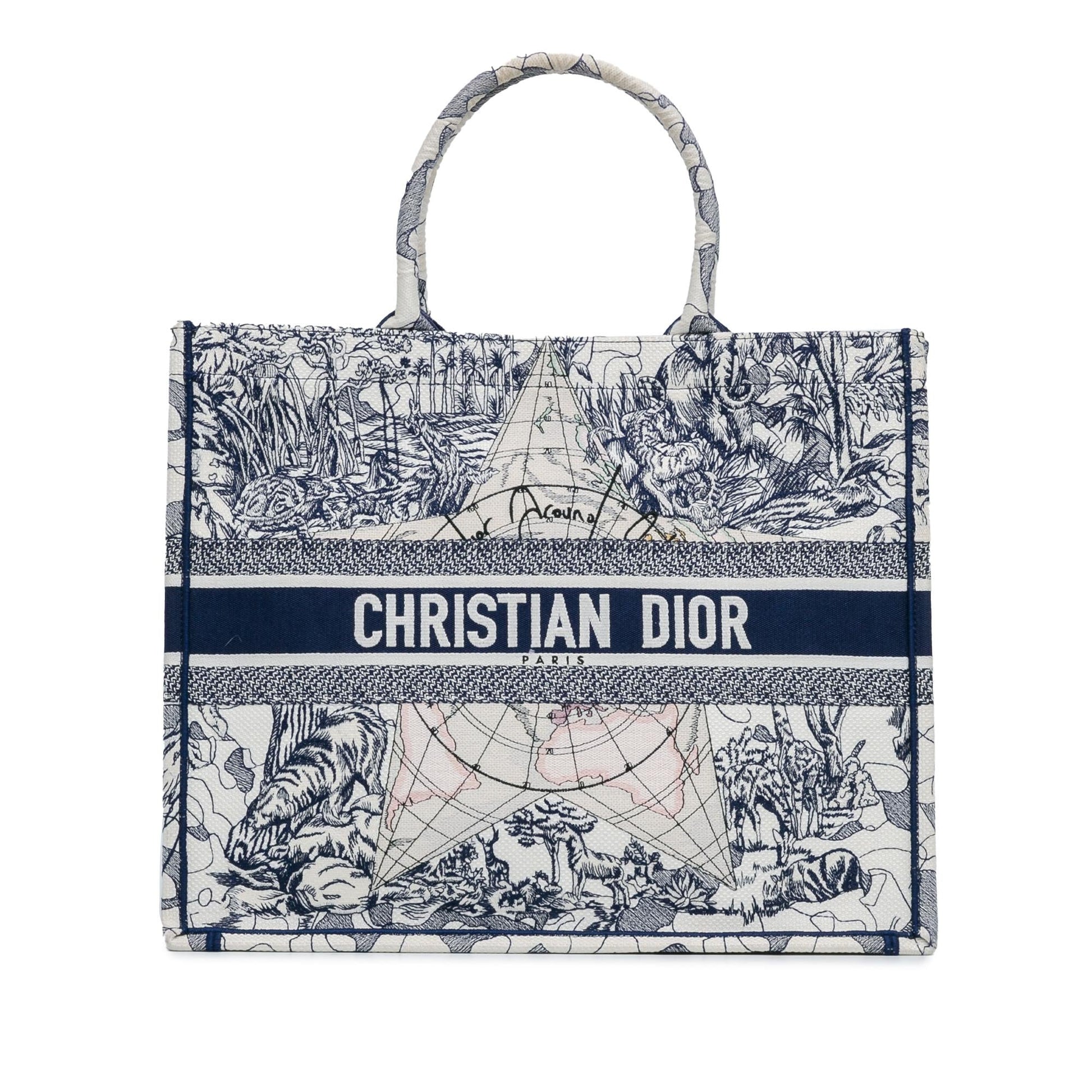 Dior Around The World Book Tote Shg Dgkn9I Large Tote Bag