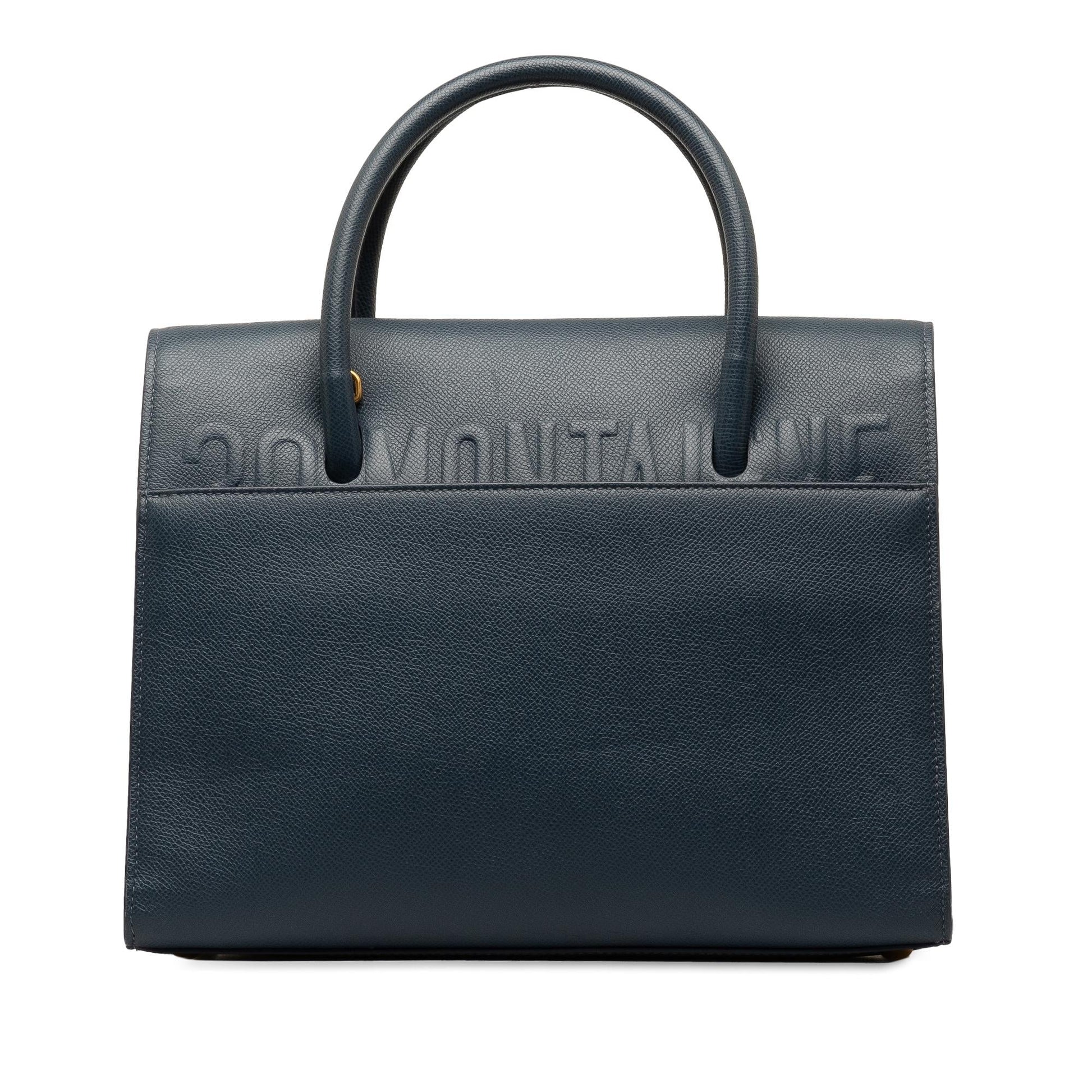 Dior Calfskin Saint Honore Shg Ozra8E Satchel Bag Large