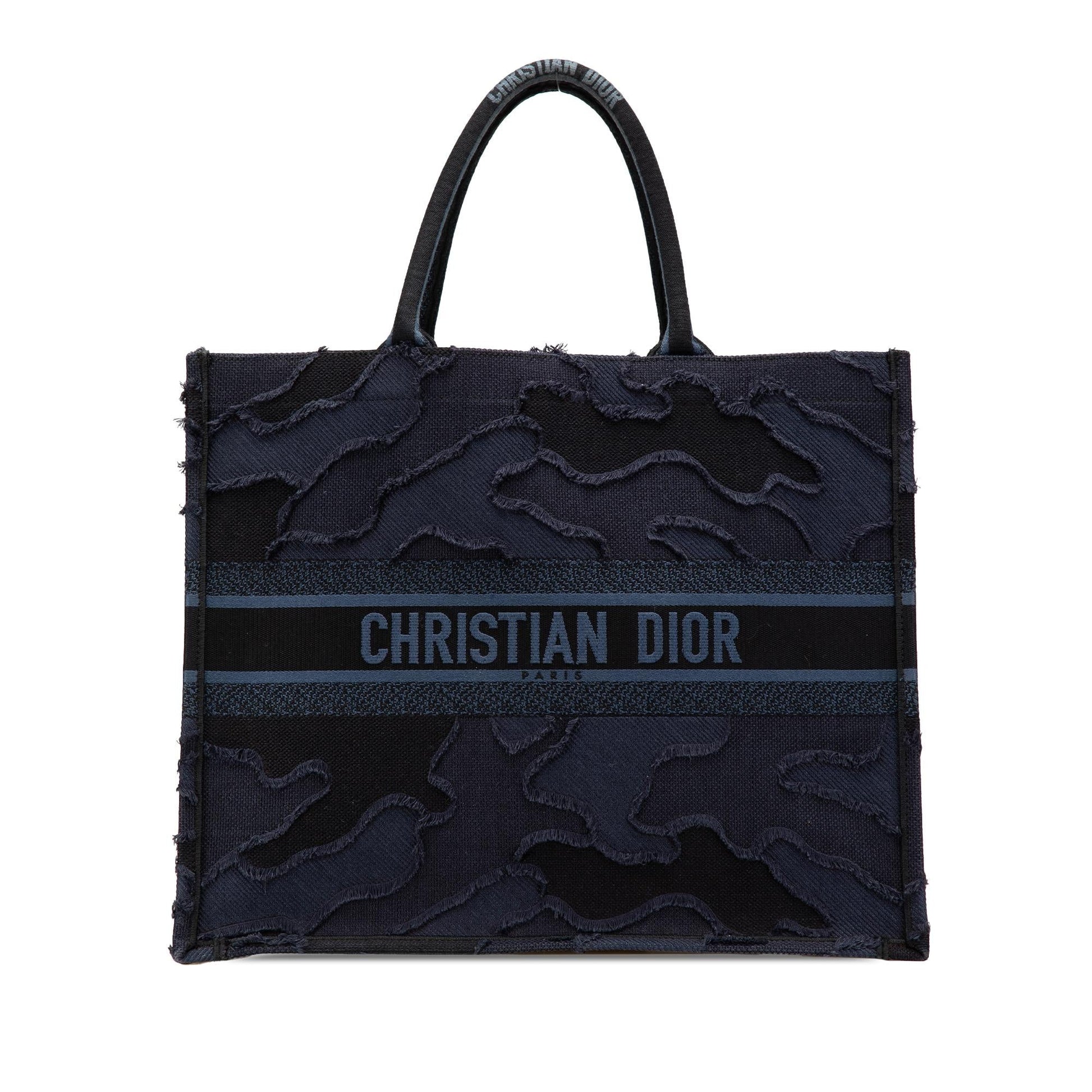 Dior Camouflage Book Tote Large Tote Bag