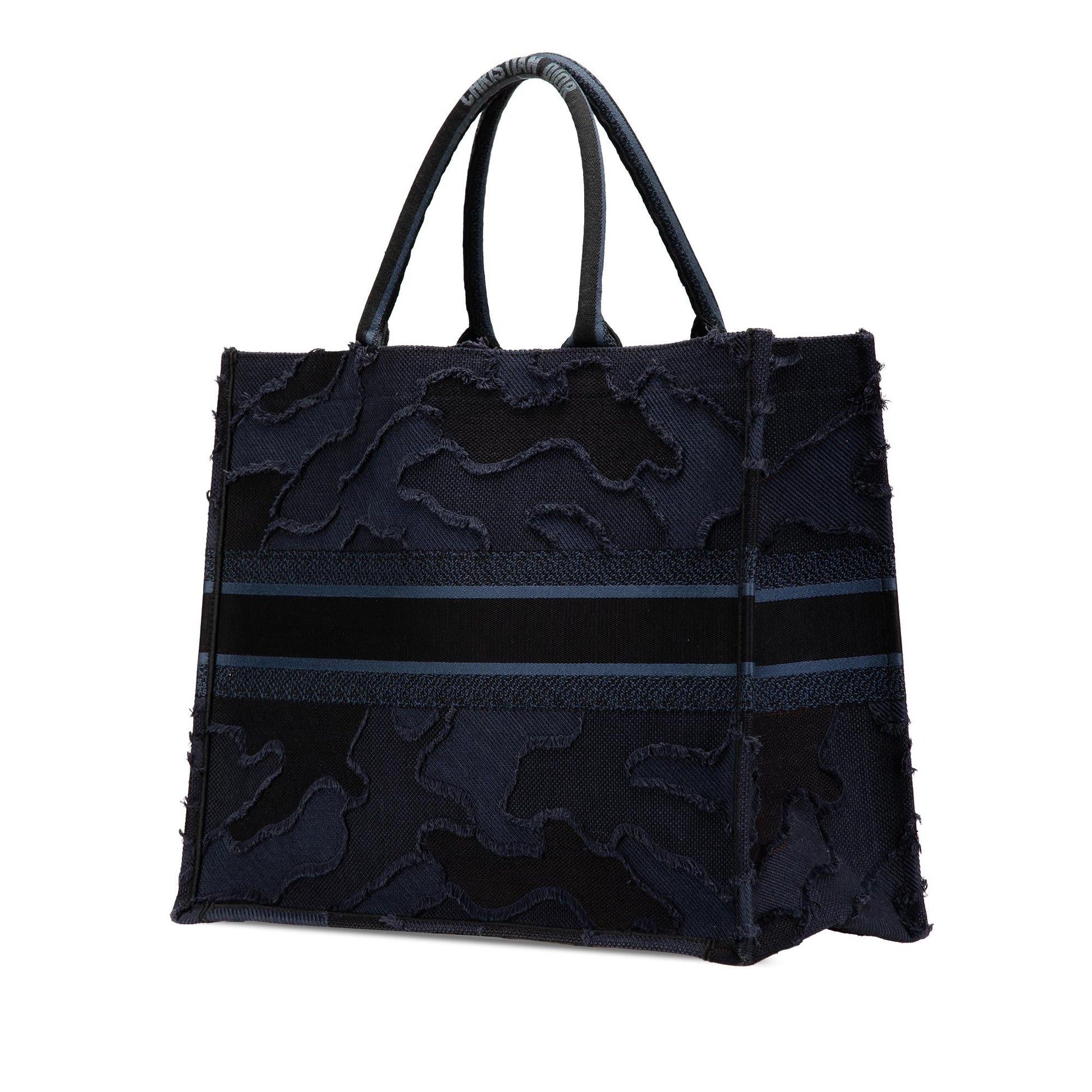 Dior Camouflage Book Tote Large Tote Bag