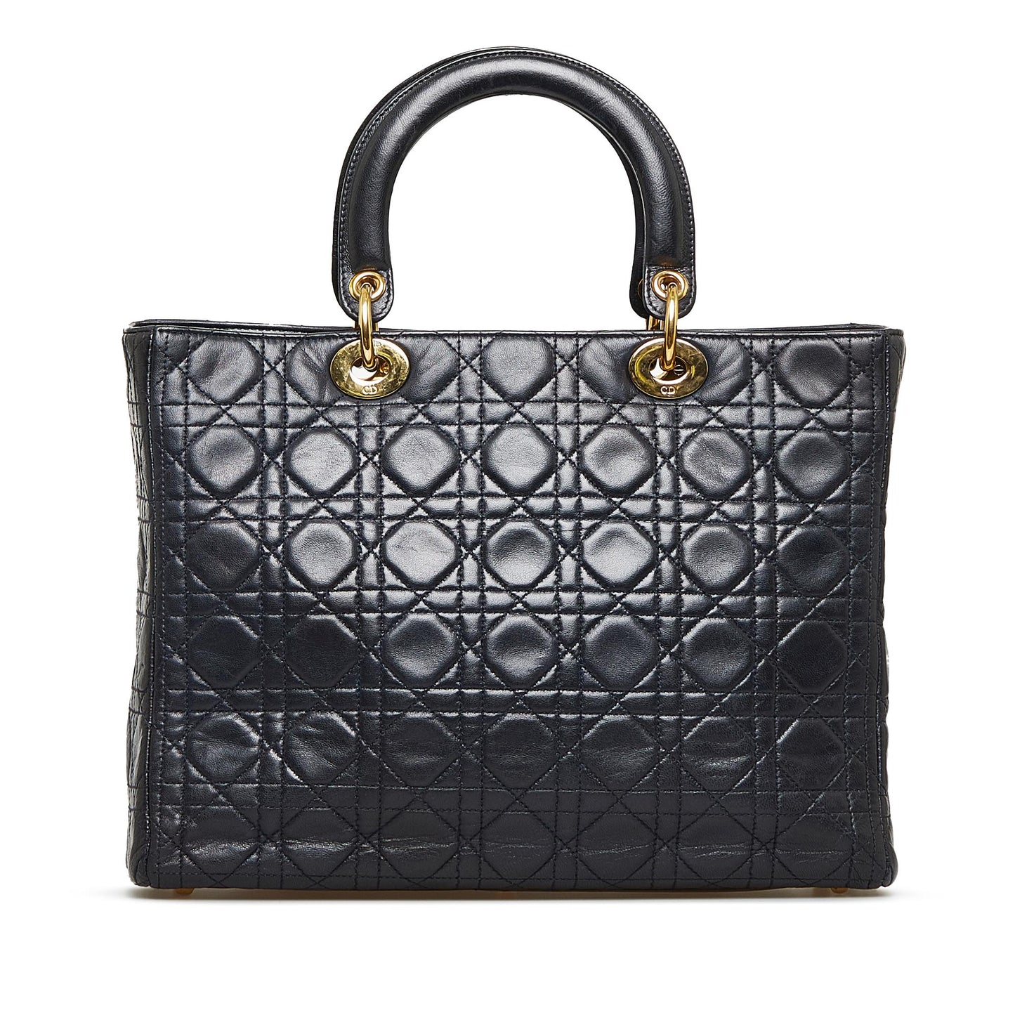 Dior Cannage Lady Shg Dklwbm Satchel Bag Large