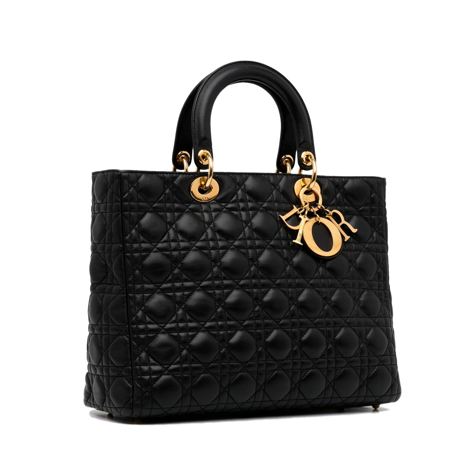 Dior Cannage Lady Shg O7Kgjy Tote Bag Large