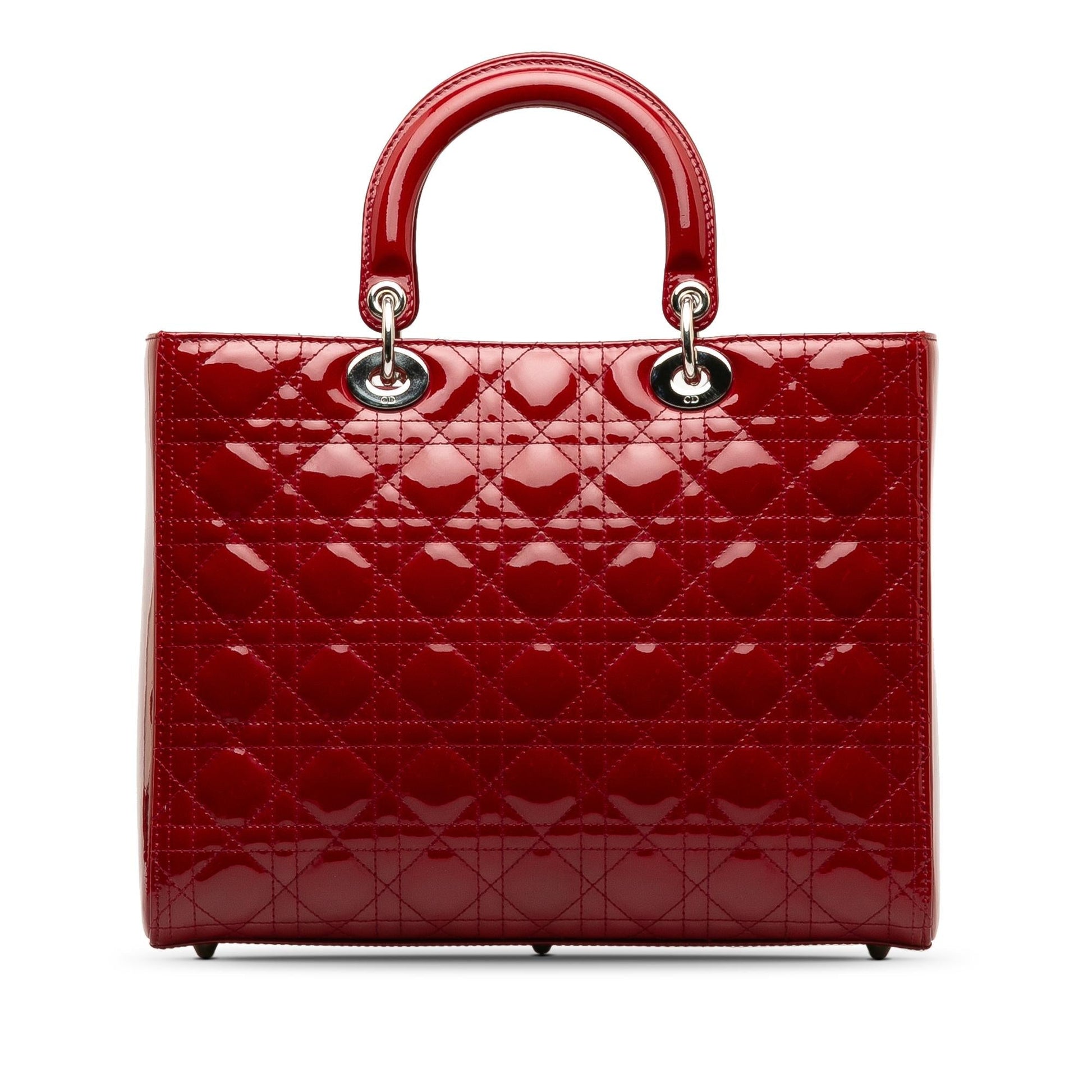 Dior Cannage Lady Shg Zmjz7K Satchel Bag Patent Large