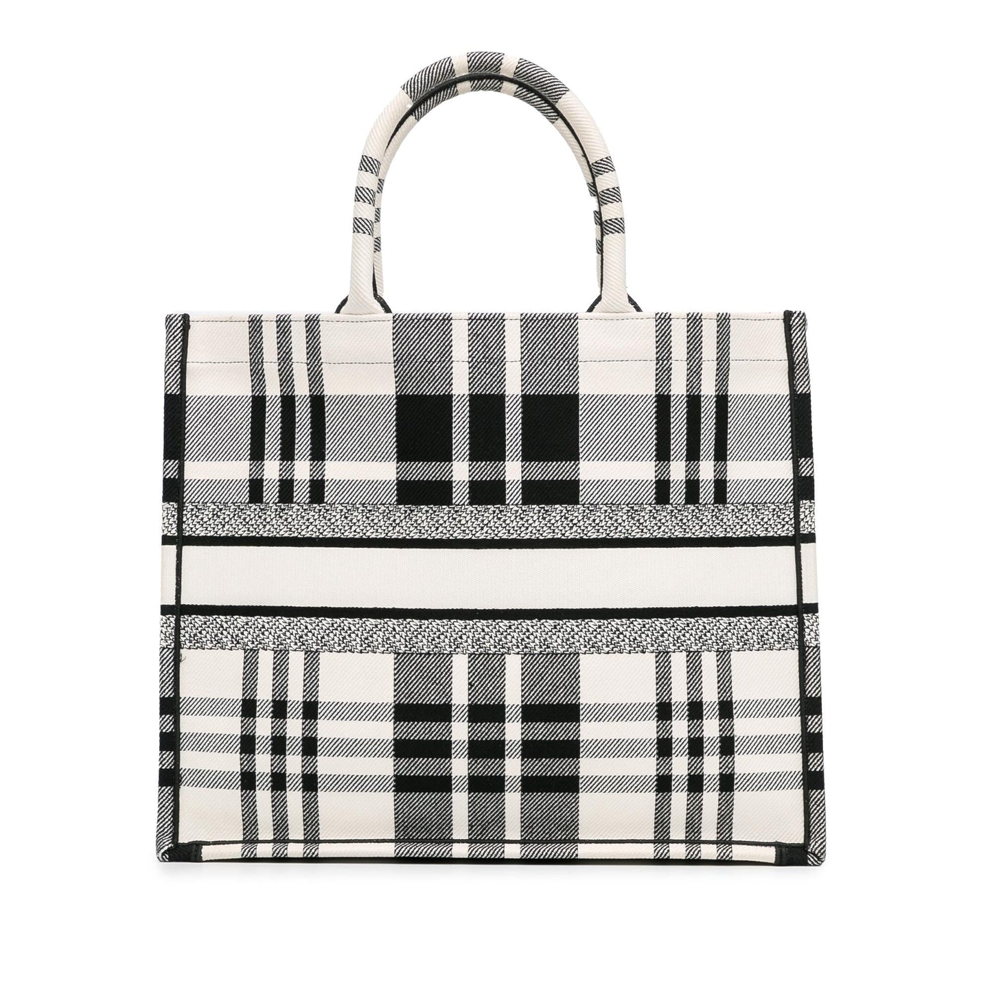 Dior Check Book Tote Shg Zkme5M Large Tote Bag