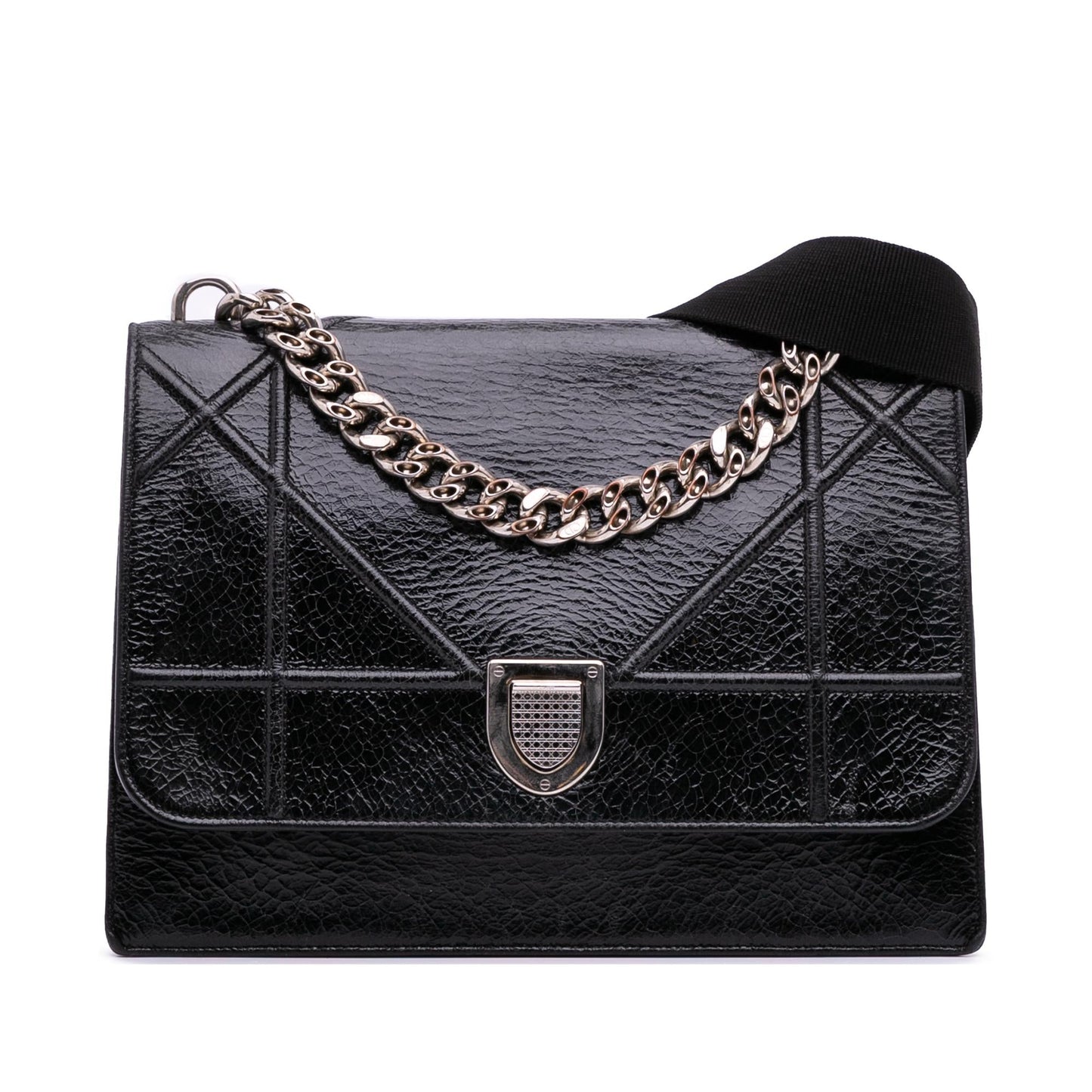 Dior Crackled Deerskin ama Satchel Large Satchel Bag