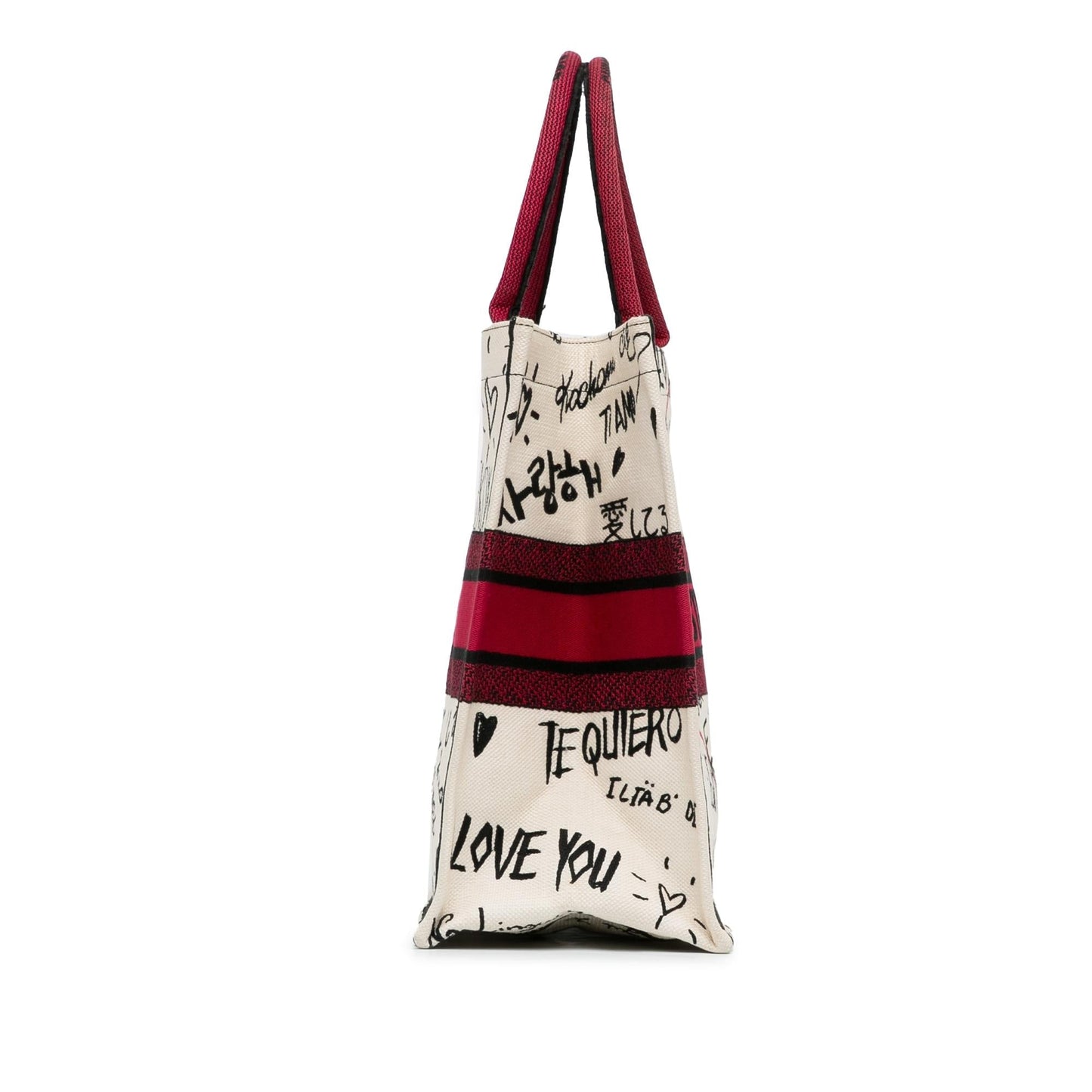 Dior amour Graffiti Book Tote Shg Ud255M Large Tote Bag