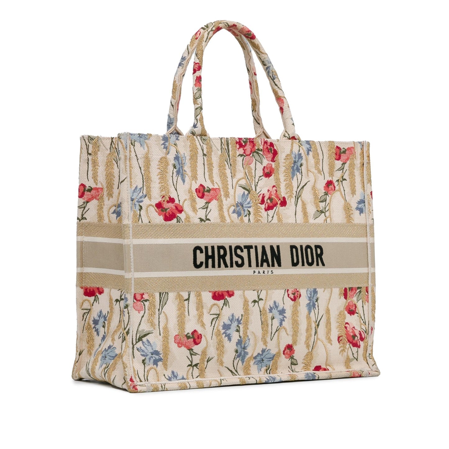 Dior Hibiscus Book Tote Shg Jzd0Di Large Embroidered Tote Bag