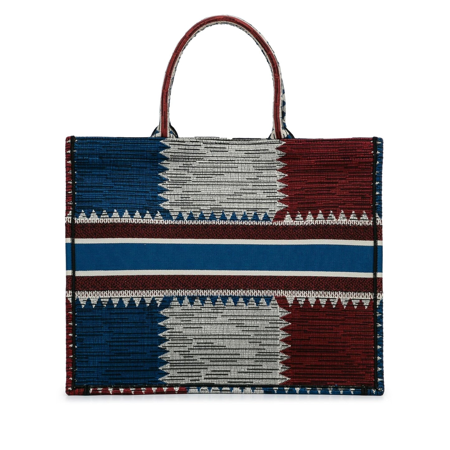 Dior French Flag Book Tote Large Tote Bag