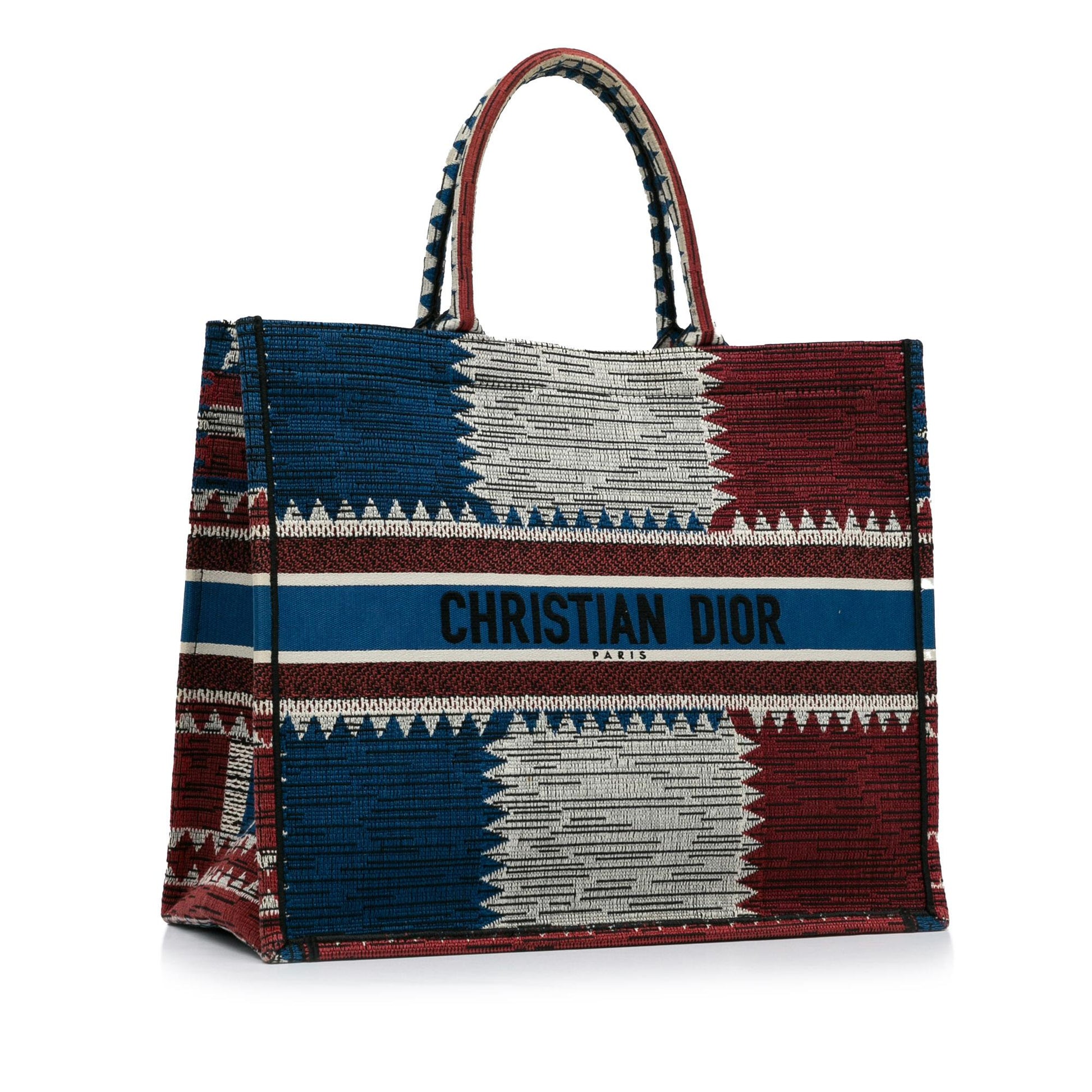 Dior French Flag Book Tote Large Tote Bag Book Tote 6