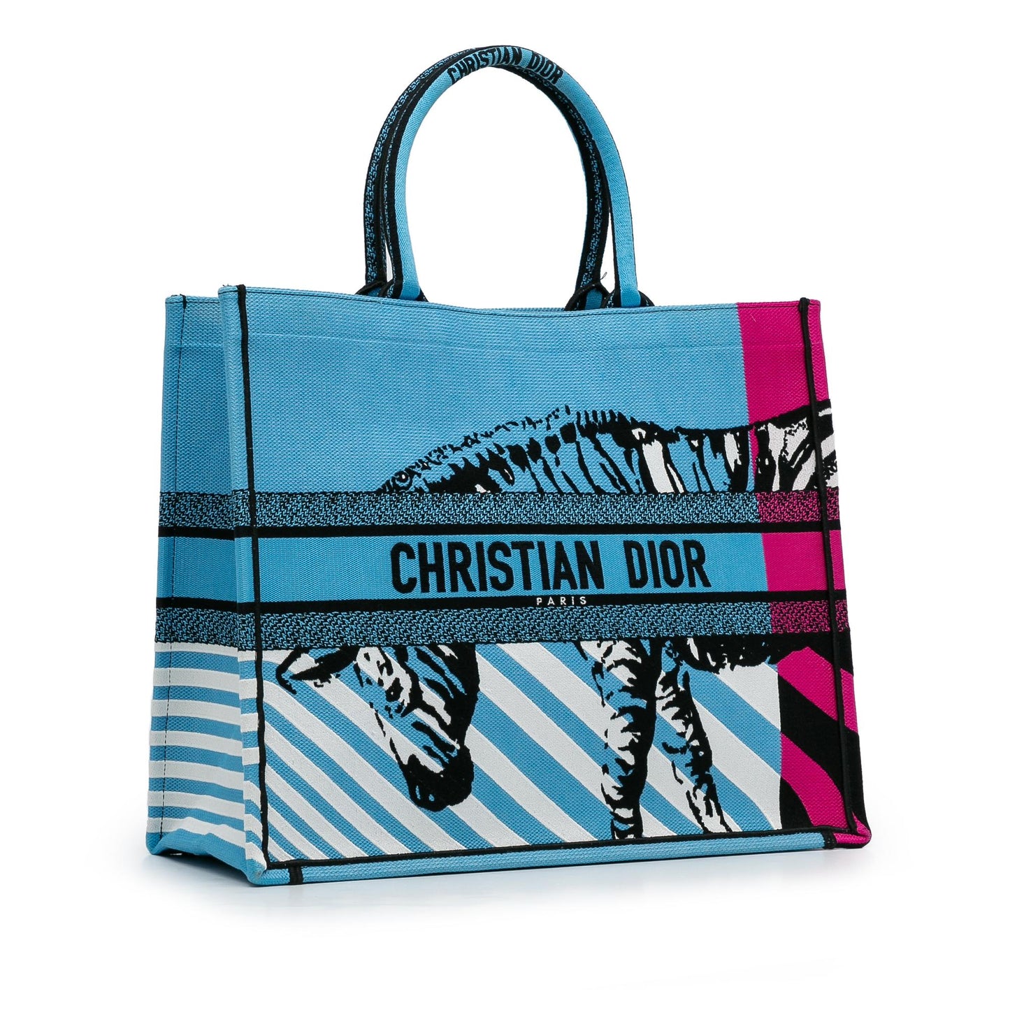 Dior Jungle Pop Book Tote Shg 41Ozfl Large Tote Bag