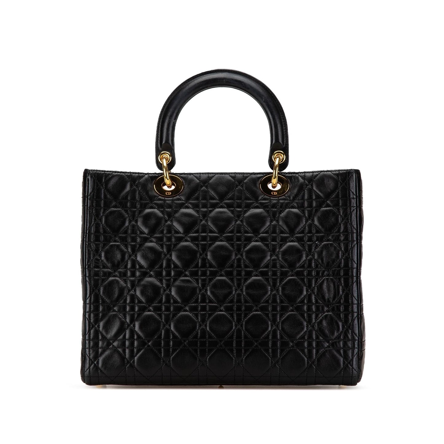 Dior Cannage Lady Shg 04Veqj Satchel Bag Lambskin Large