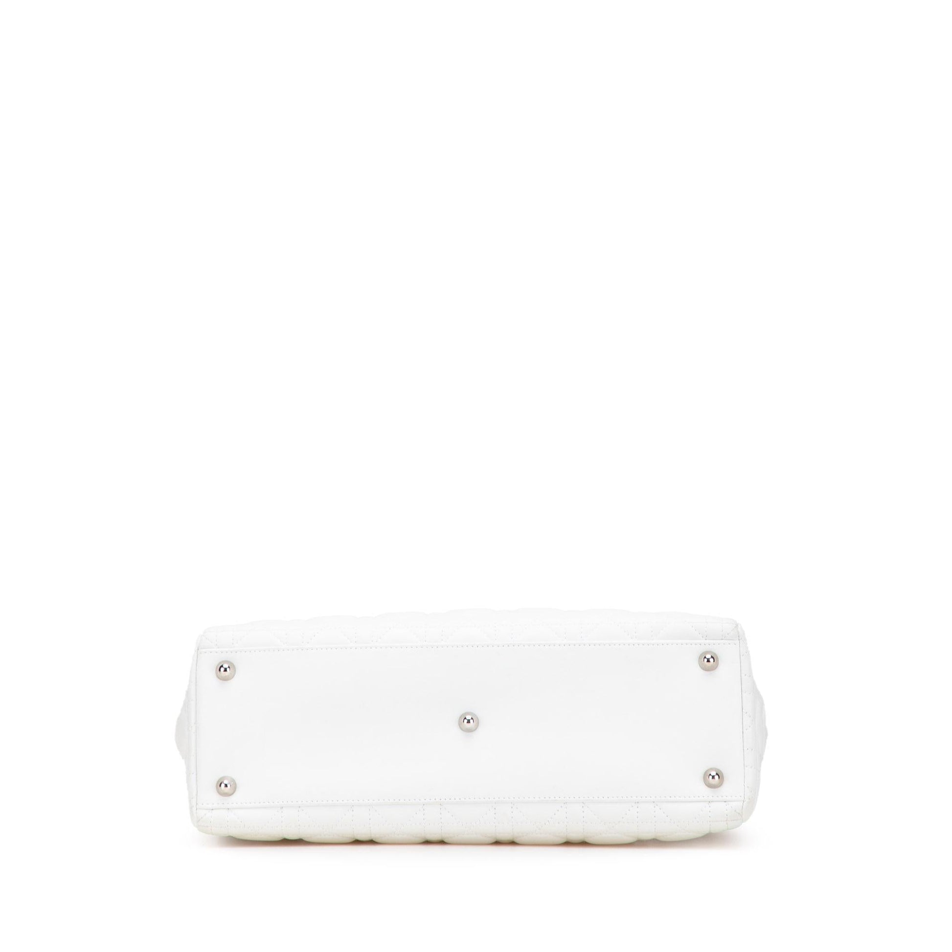 Dior Cannage Lady Satchel Bag Lambskin Large Lady Dior 2