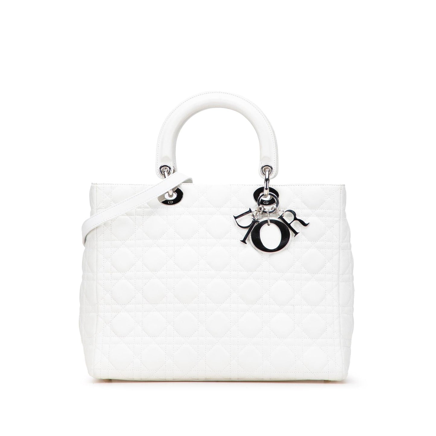 Dior Cannage Lady Satchel Bag Lambskin Large Lady Dior 3