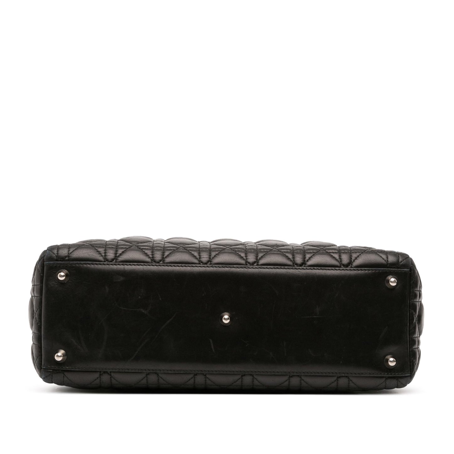 Dior Cannage Lady Satchel Bag Lambskin Large Lady Dior 5