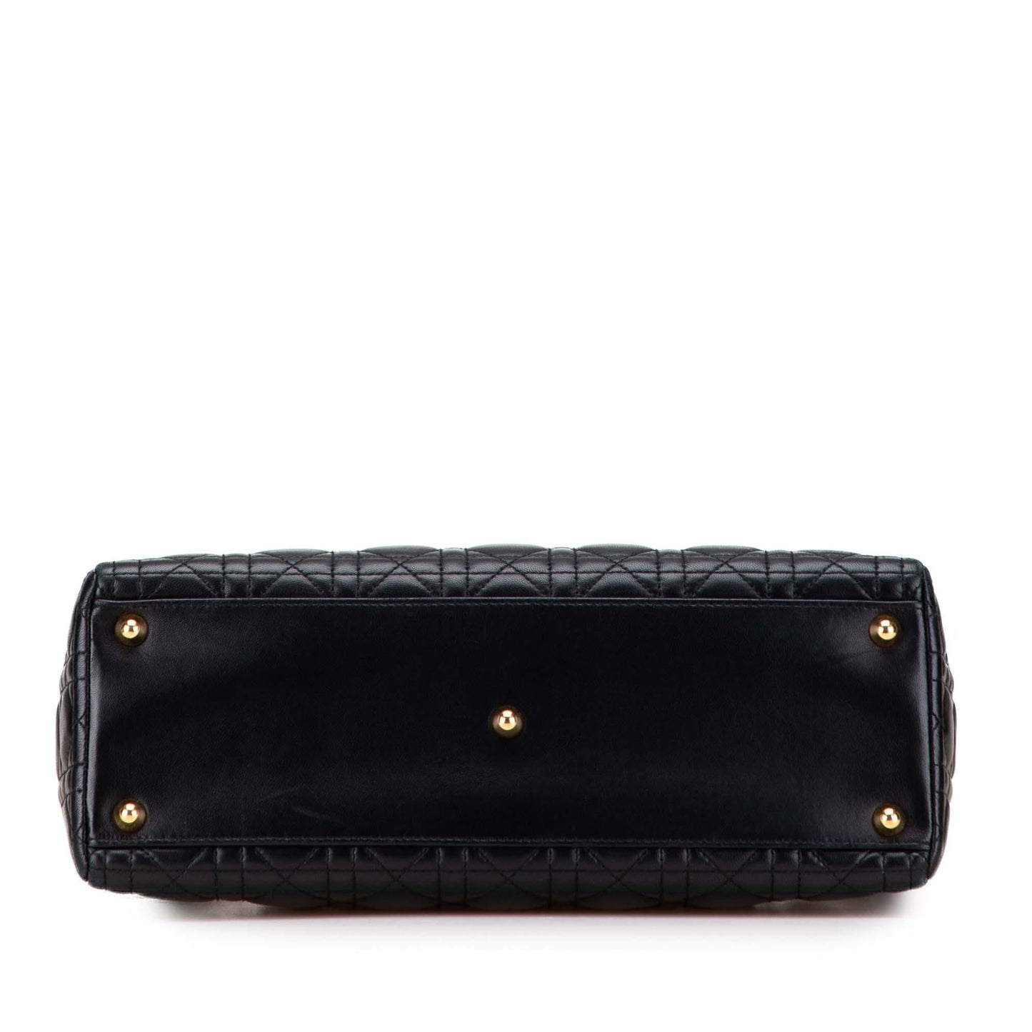 Dior Cannage Lady Satchel Bag Lambskin Large Lady Dior 8