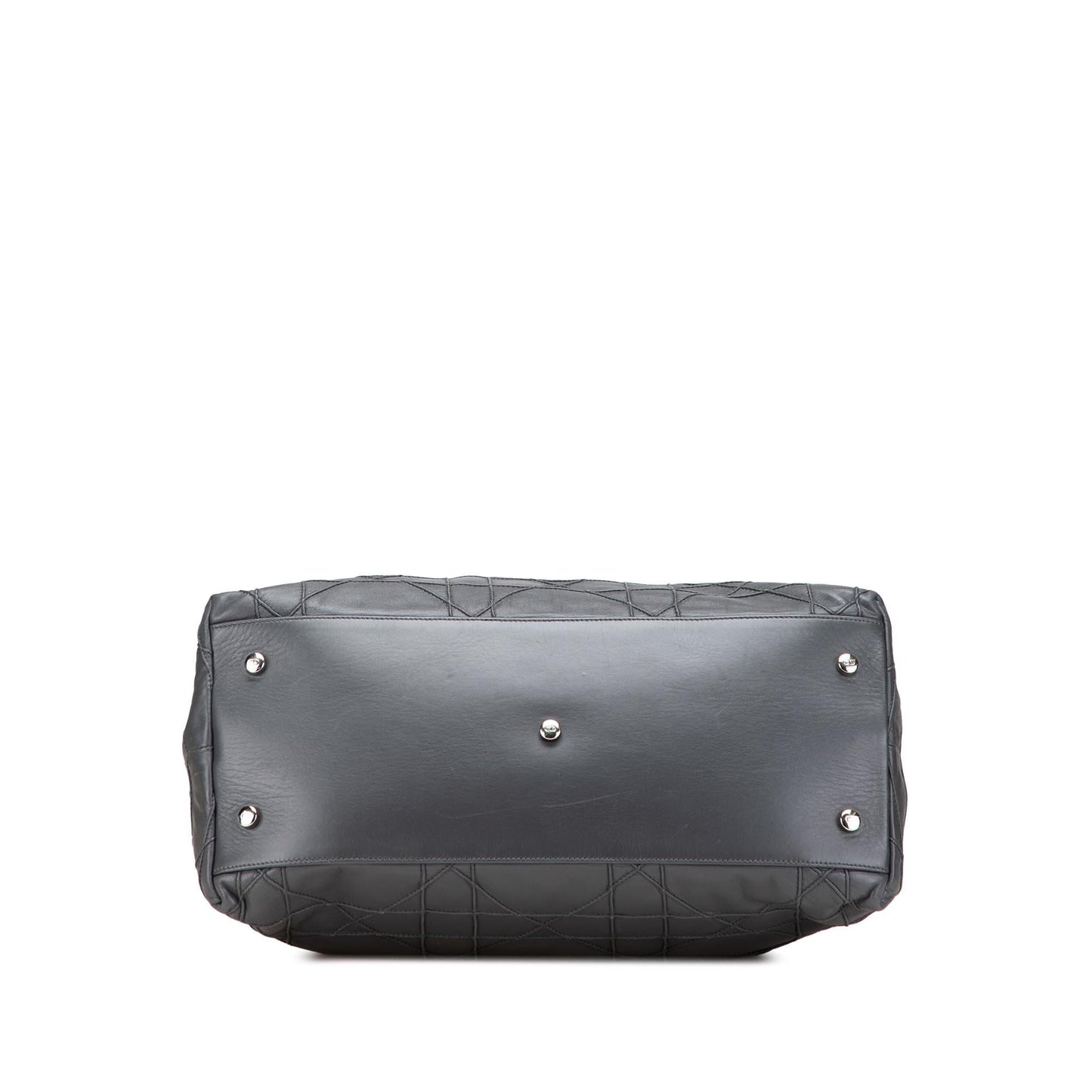 Dior Cannage Polochon Granville Satchel Lambskin Large Satchel Bag