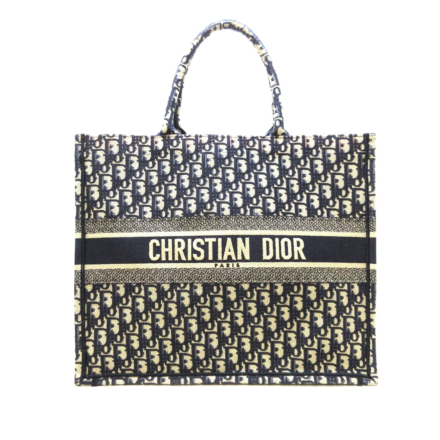 Dior Oblique Book Tote Shg Bkyloi Large Tote Bag
