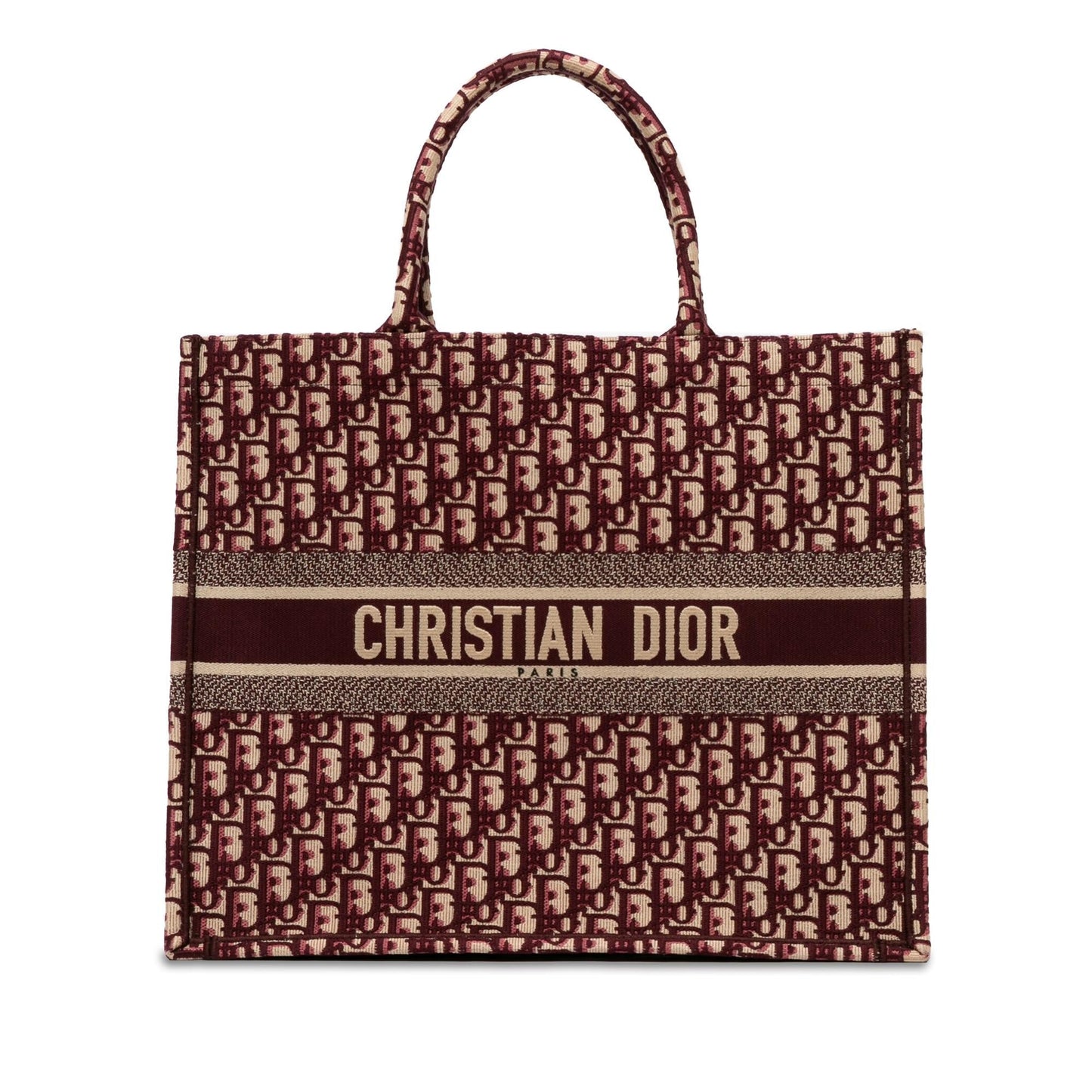 Dior Oblique Book Tote Shg Orll3F Large Tote Bag