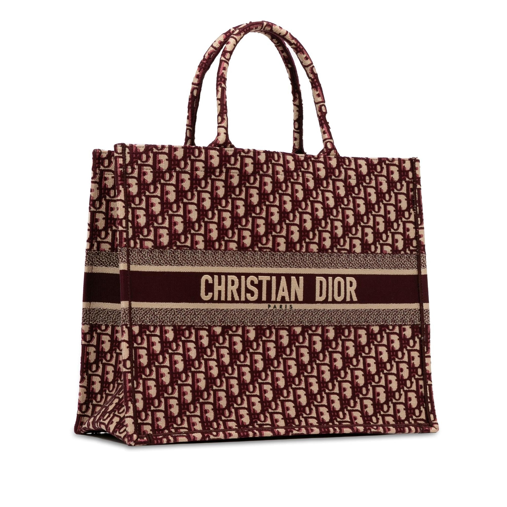 Dior Oblique Book Tote Shg Large Tote Bag