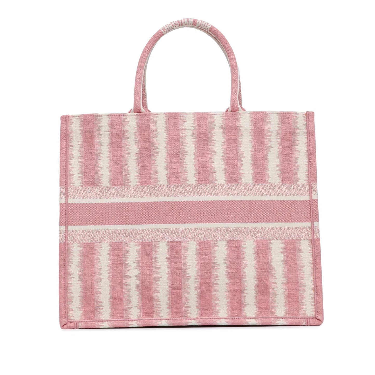Dior Striped Book Tote Shg Mhbhgw Large Tote Bag