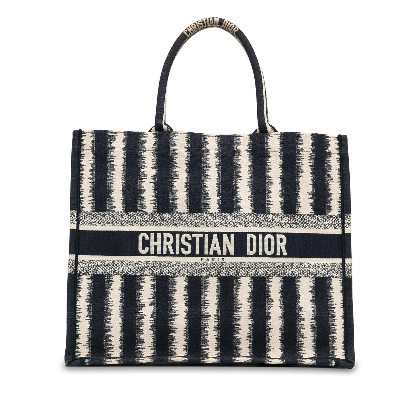 Dior Striped Book Tote Large Tote Bag Book Tote 8