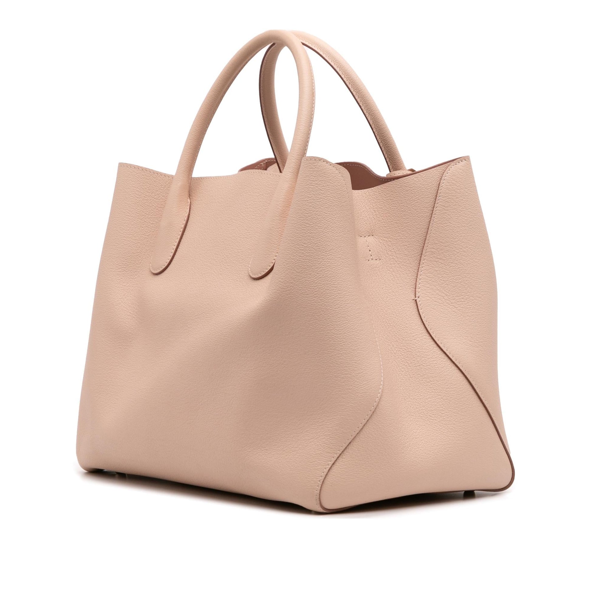 Dior Supple Grained Calfskin Open Bar Tote Large Tote Bag