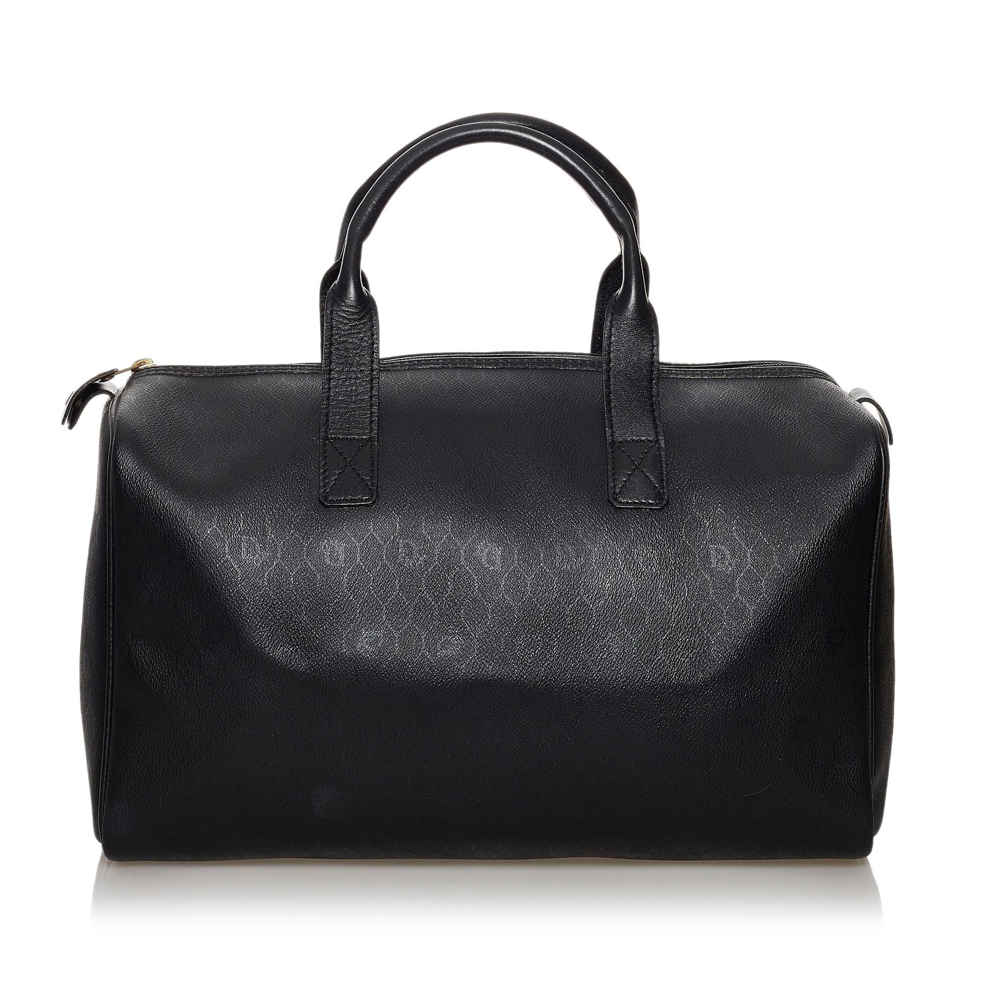 Dior Boston Bag Shg Leather Satchel Bag