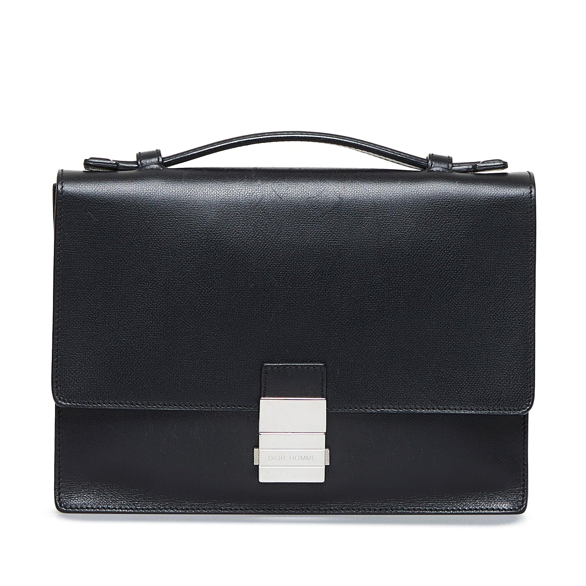 Dior Briefcase Shg 30Lycw Tote Bag Leather