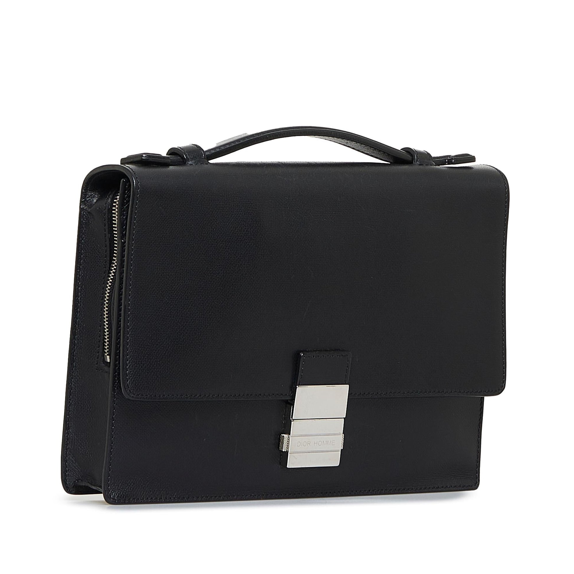 Dior Briefcase Shg 30Lycw Tote Bag Leather
