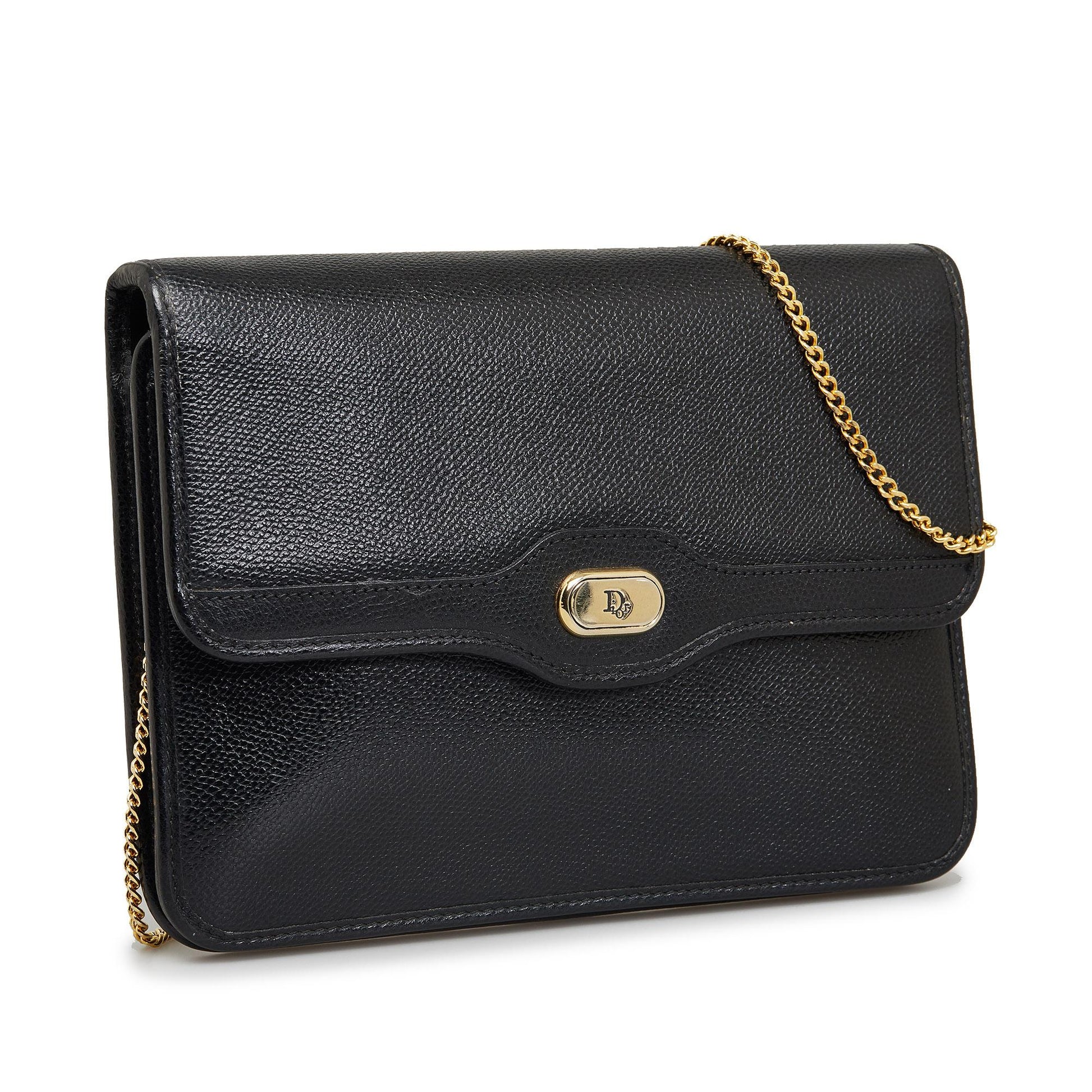 Dior Crossbody Shg 53Vbrr Leather Chain Crossbody Bag