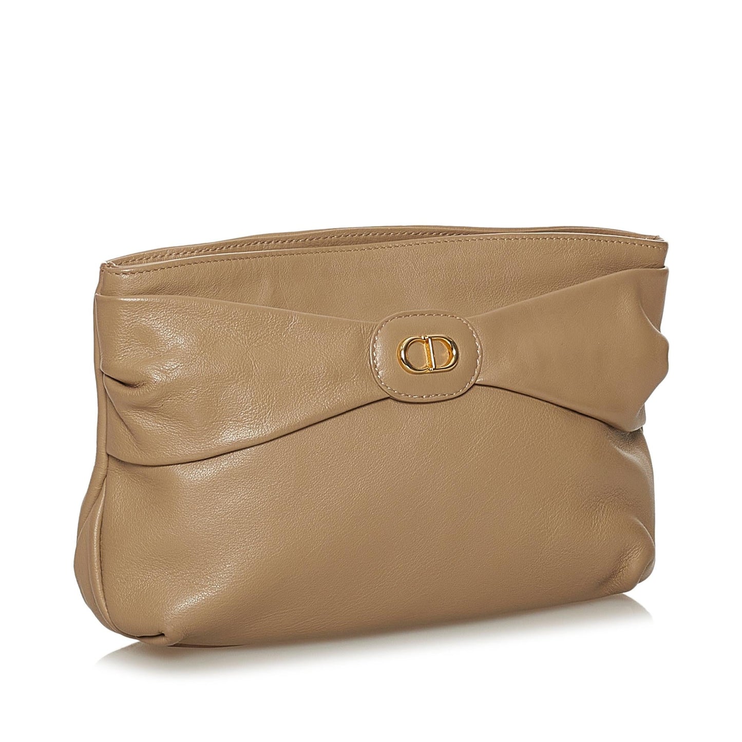 Dior Clutch Bag Shg Leather