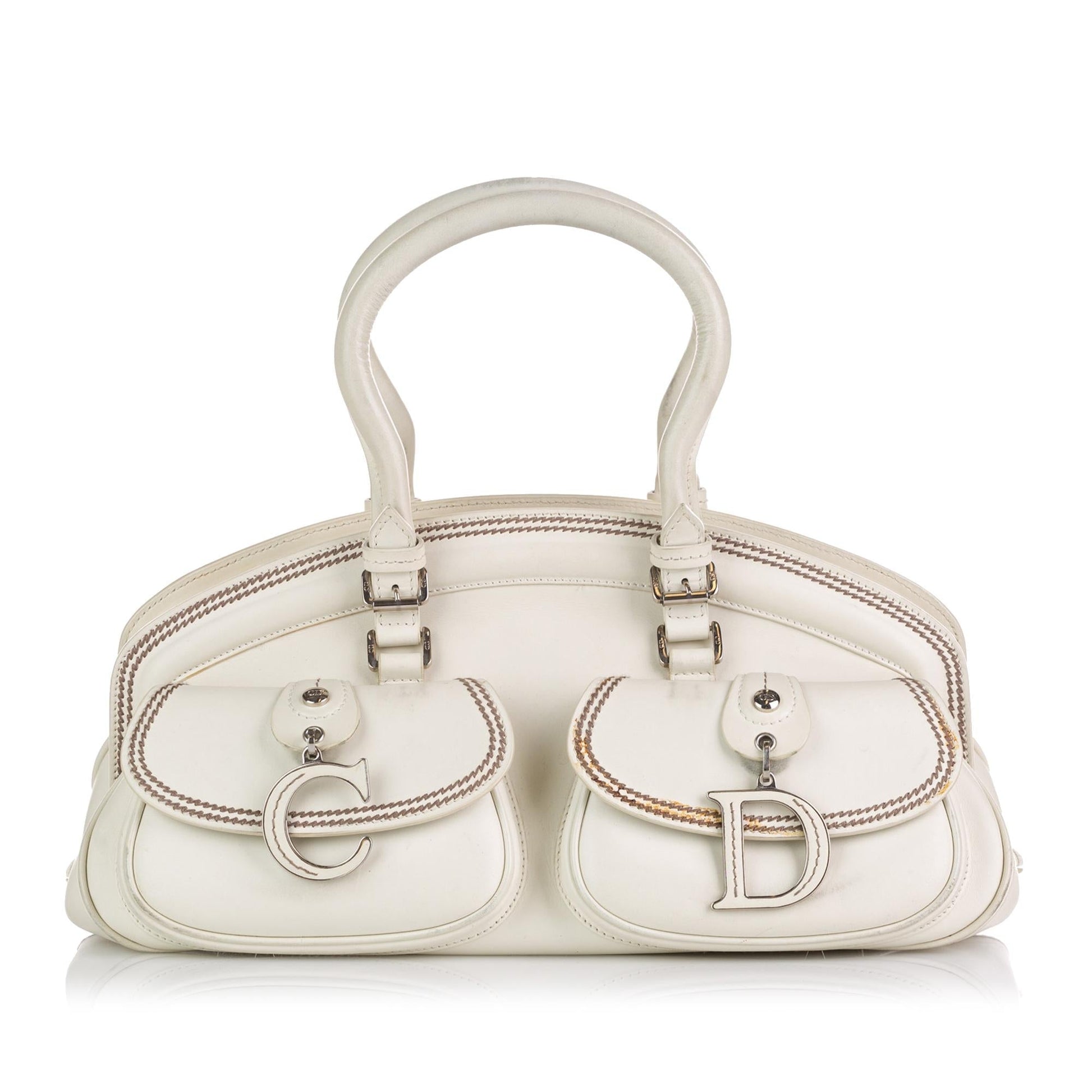 Dior Detective Handbag Shg Leather Satchel Bag