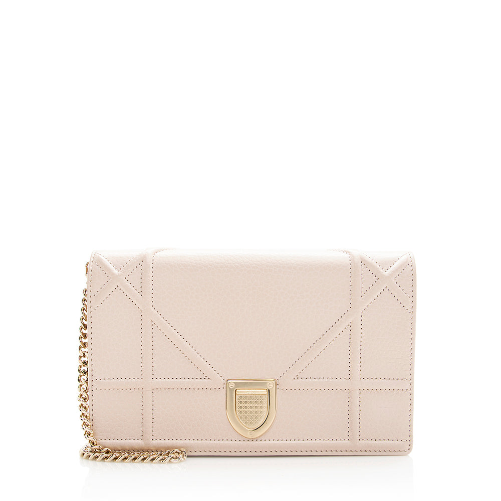 Dior ama Wallet On Bag Shf Leather Chain Crossbody Bag