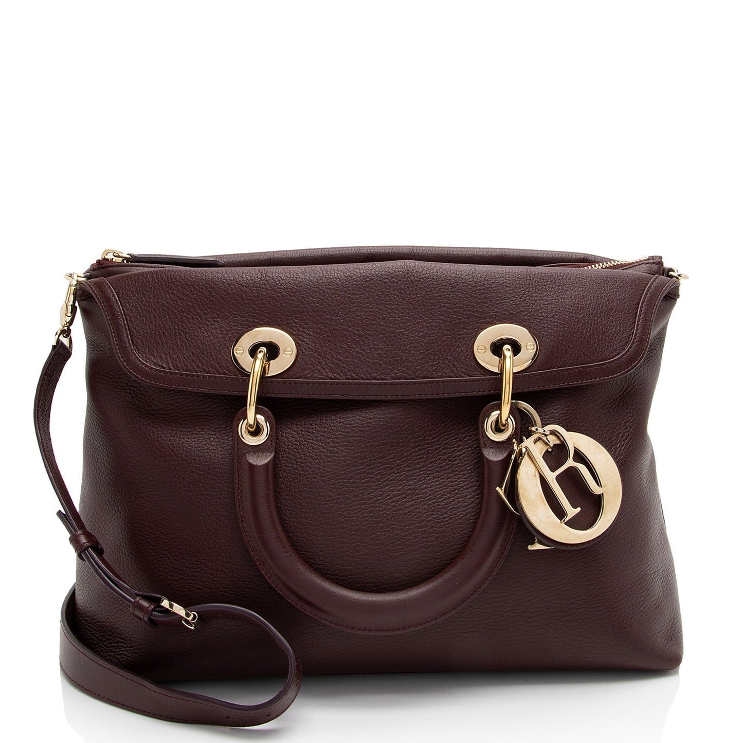 Dior Granville Tote Shf D6Z01R Leather Medium Tote Bag