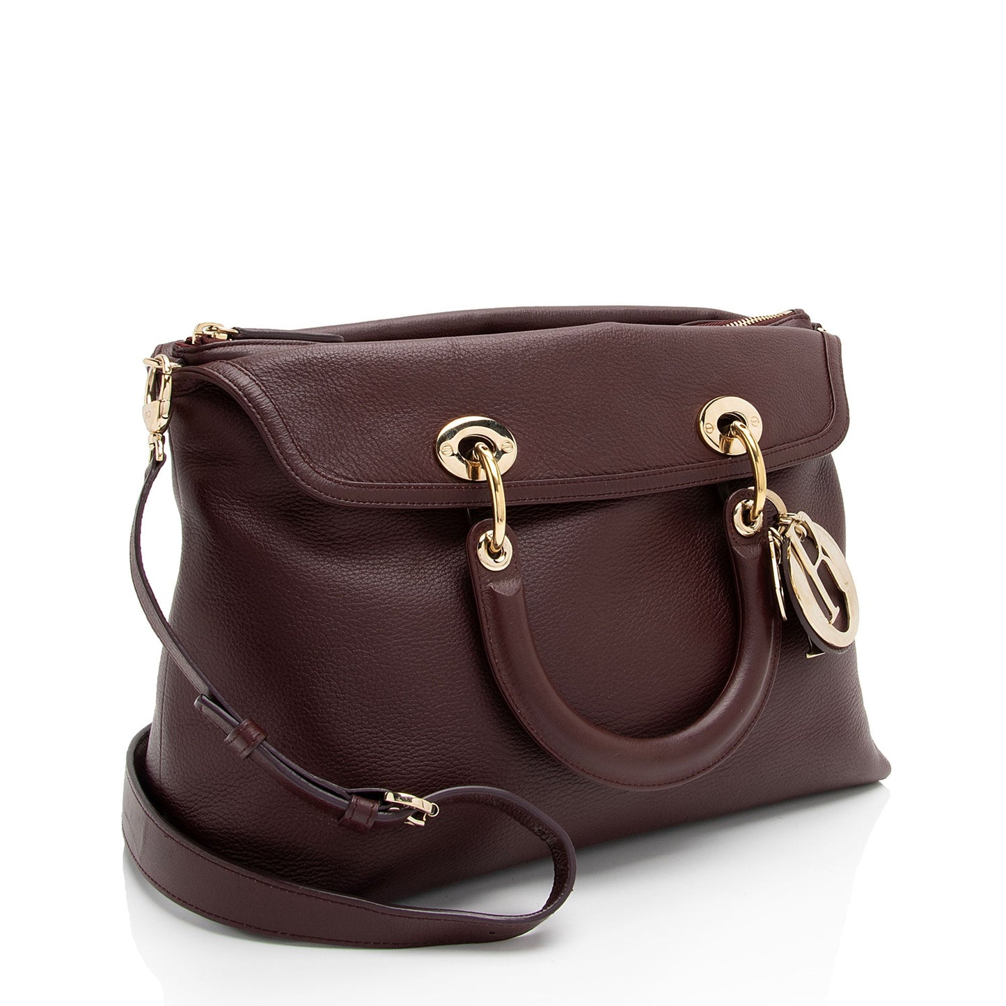 Dior Granville Tote Shf D6Z01R Leather Medium Tote Bag