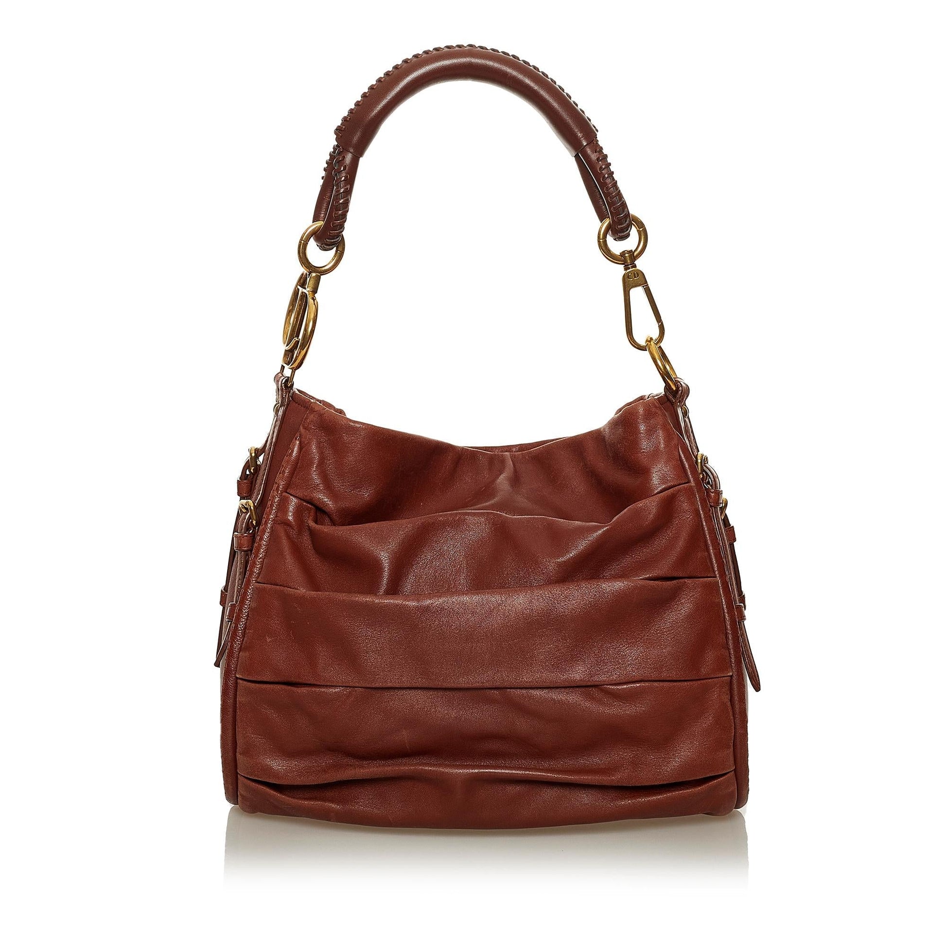 Dior Libertine Hobo Shg Leather Lambskin Shoulder Bag