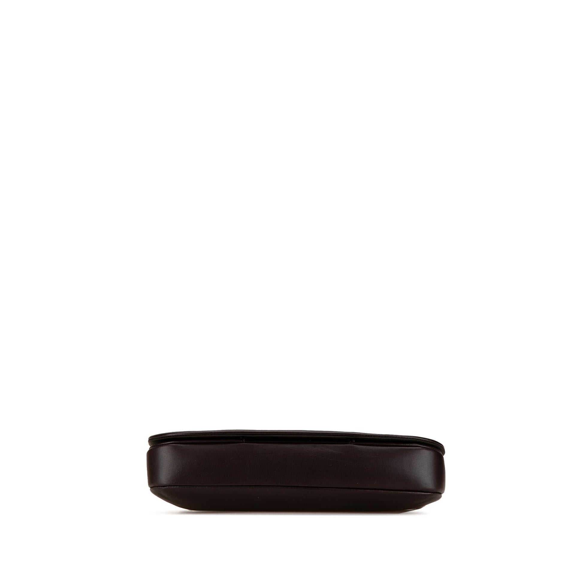 Dior Malice Shoulder Bag Shg Wclogo Leather Flap